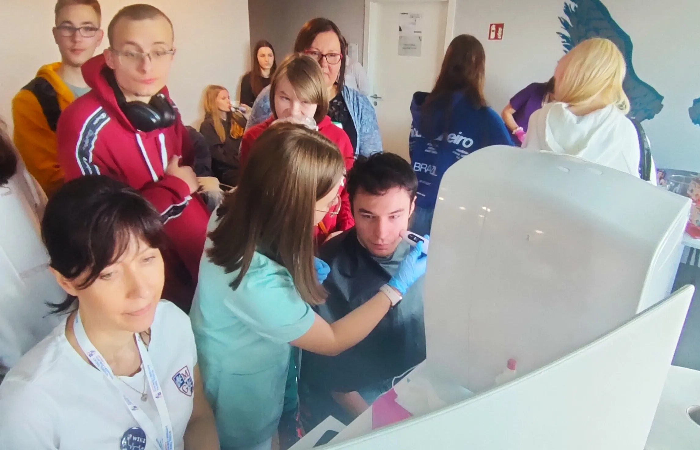 Wizyta uczniów w Wyższej Szkole Inżynierii i Zdrowia w Warszawie