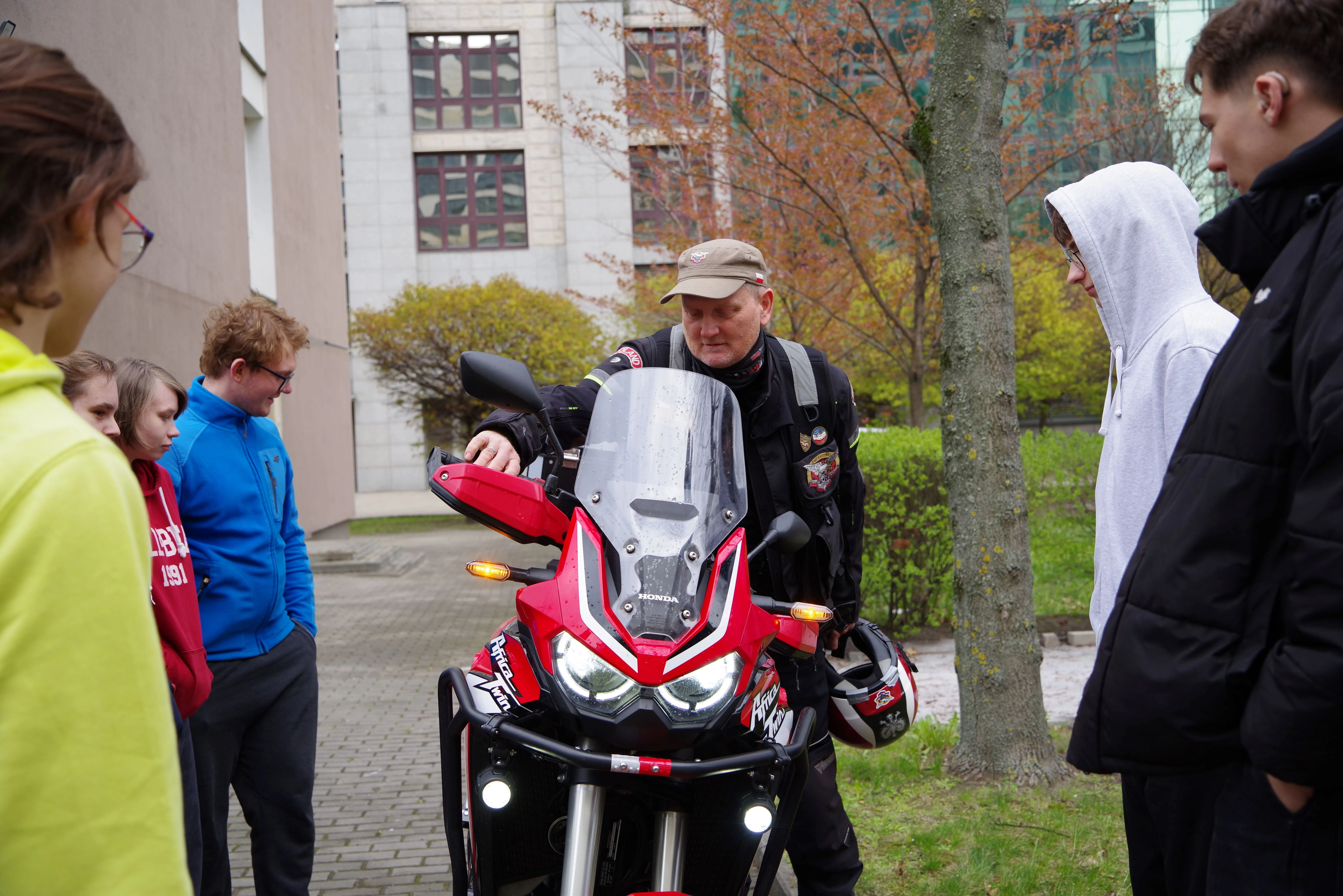 Spotkanie z przedstawicielami Międzynarodowego Motocyklowego Rajdu Katyńskiego