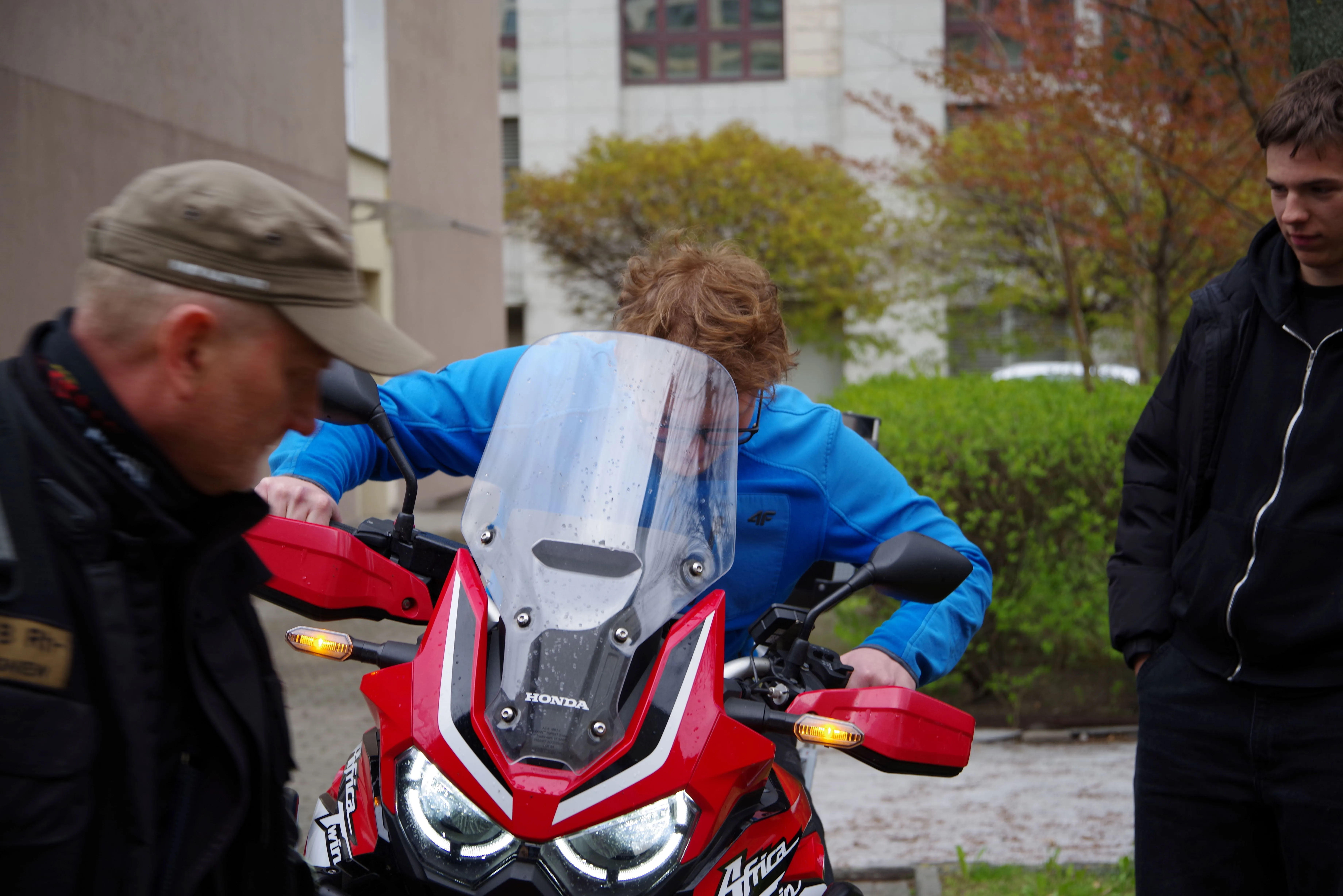 Spotkanie z przedstawicielami Międzynarodowego Motocyklowego Rajdu Katyńskiego