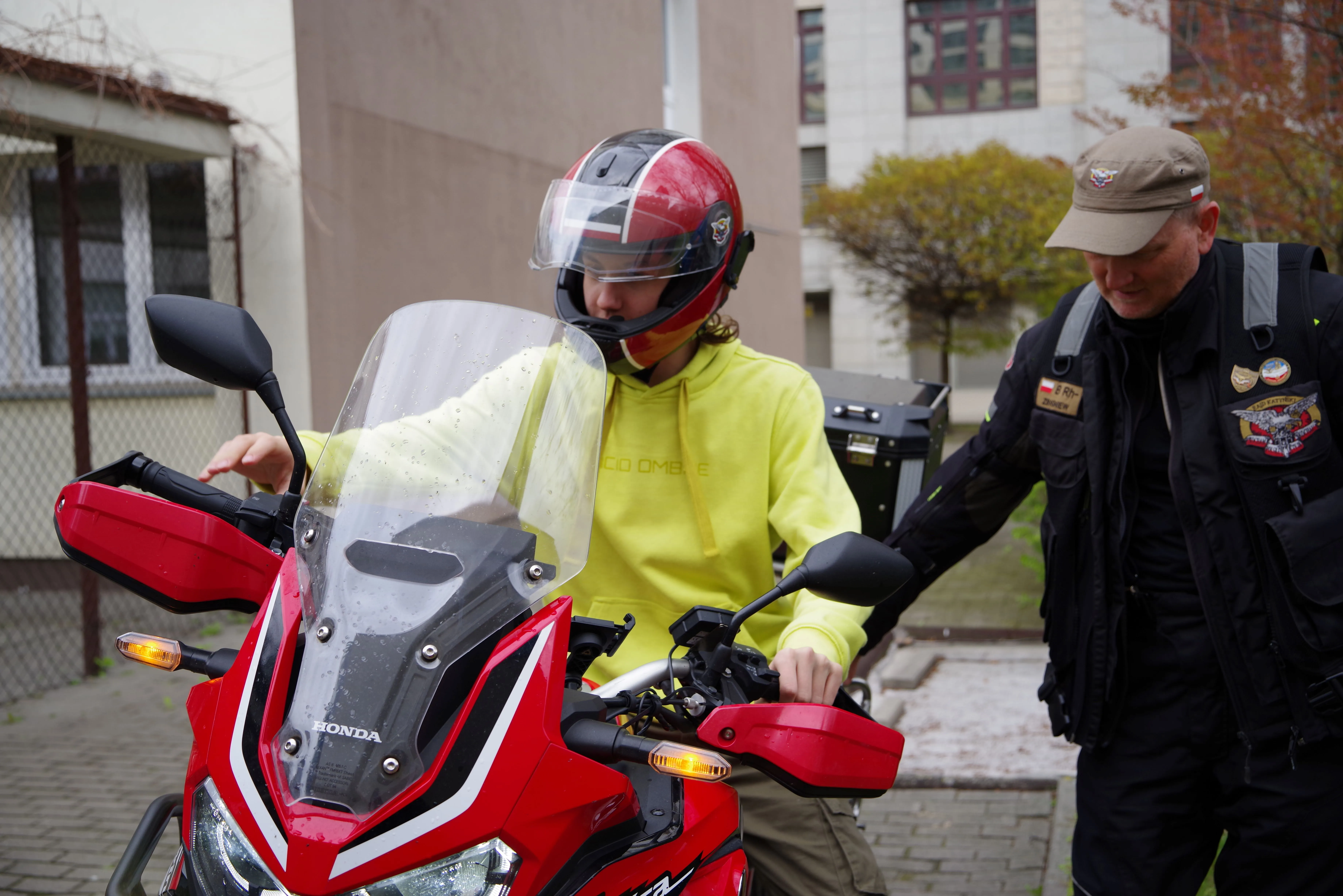 Spotkanie z przedstawicielami Międzynarodowego Motocyklowego Rajdu Katyńskiego