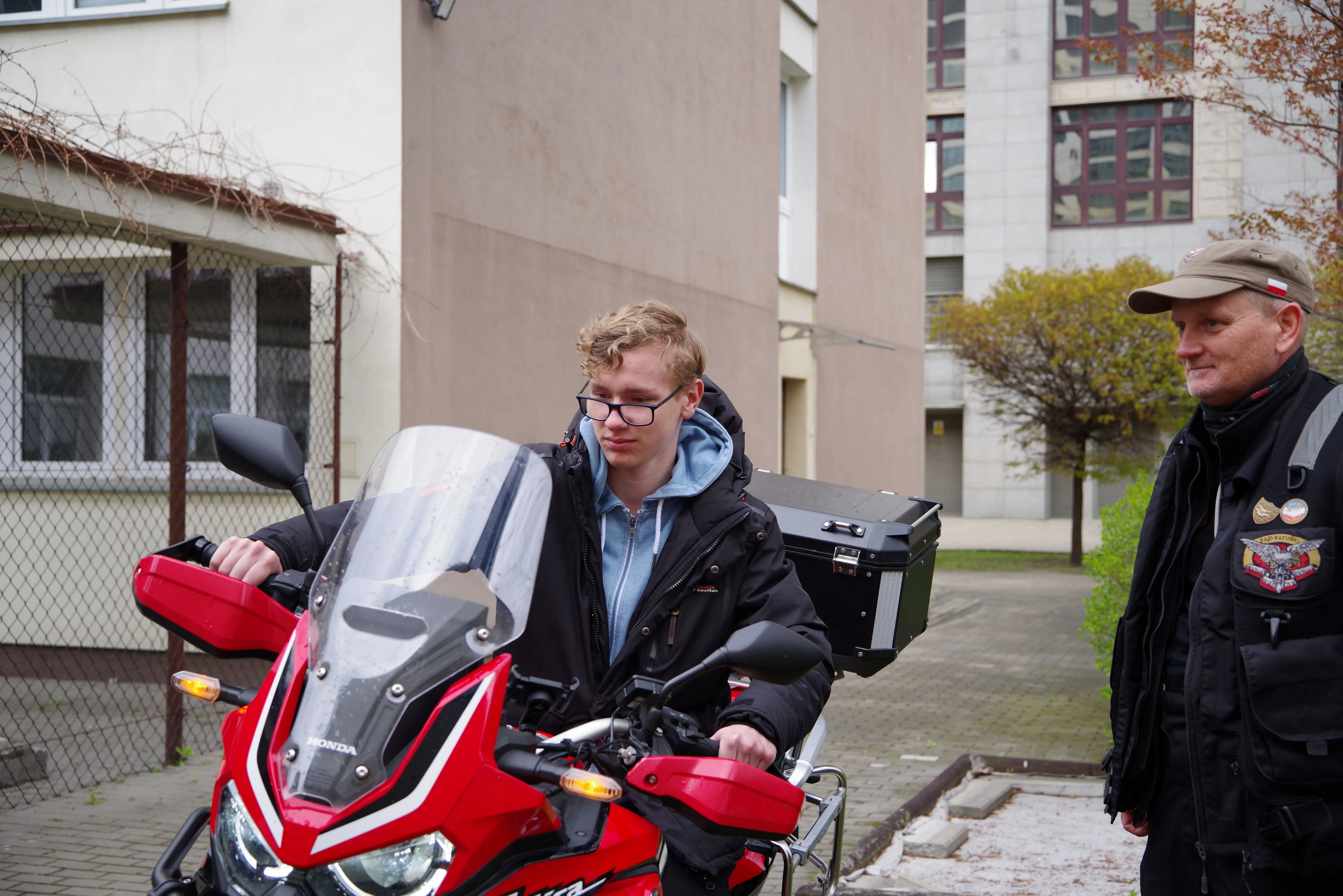 Spotkanie z przedstawicielami Międzynarodowego Motocyklowego Rajdu Katyńskiego