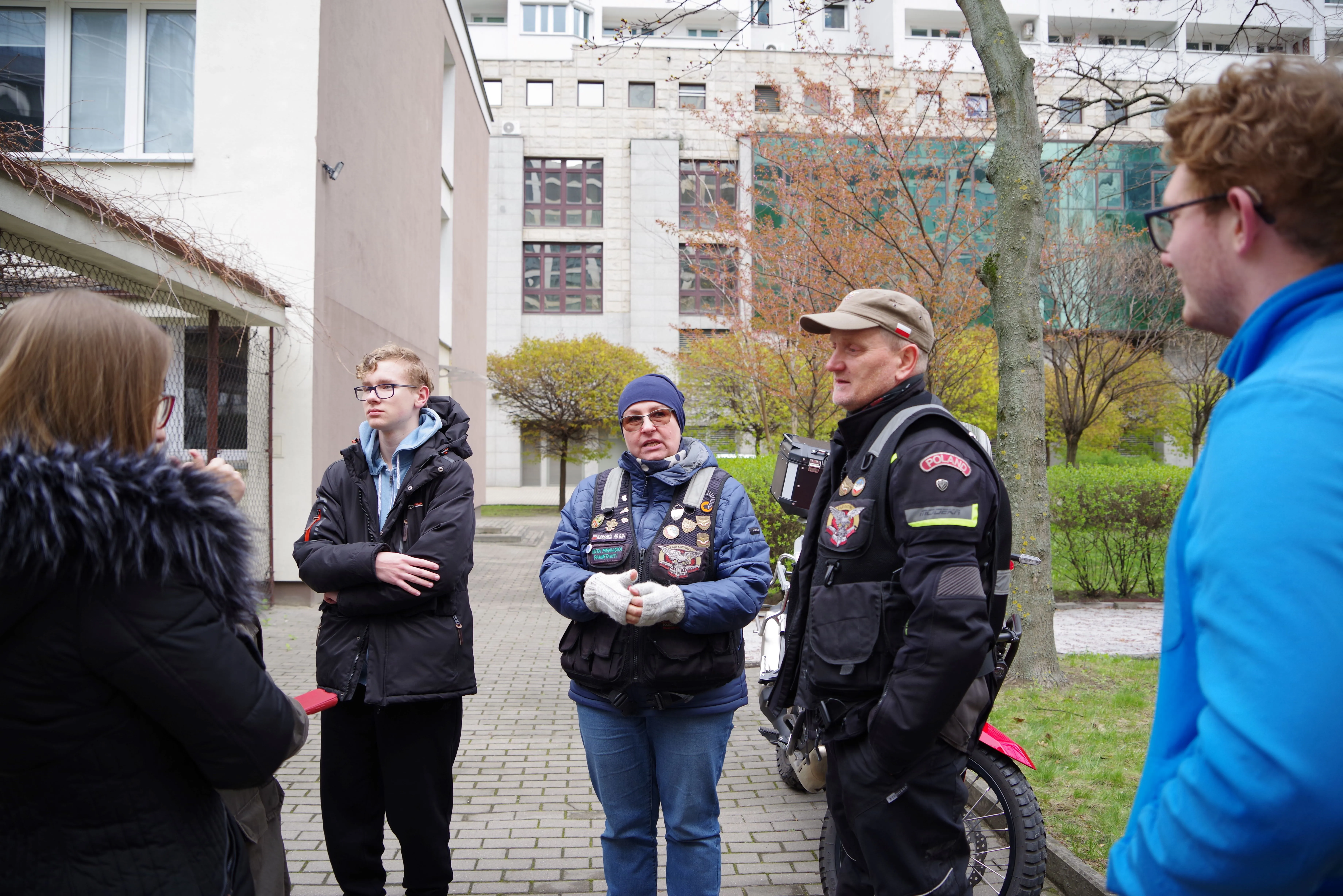 Spotkanie z przedstawicielami Międzynarodowego Motocyklowego Rajdu Katyńskiego