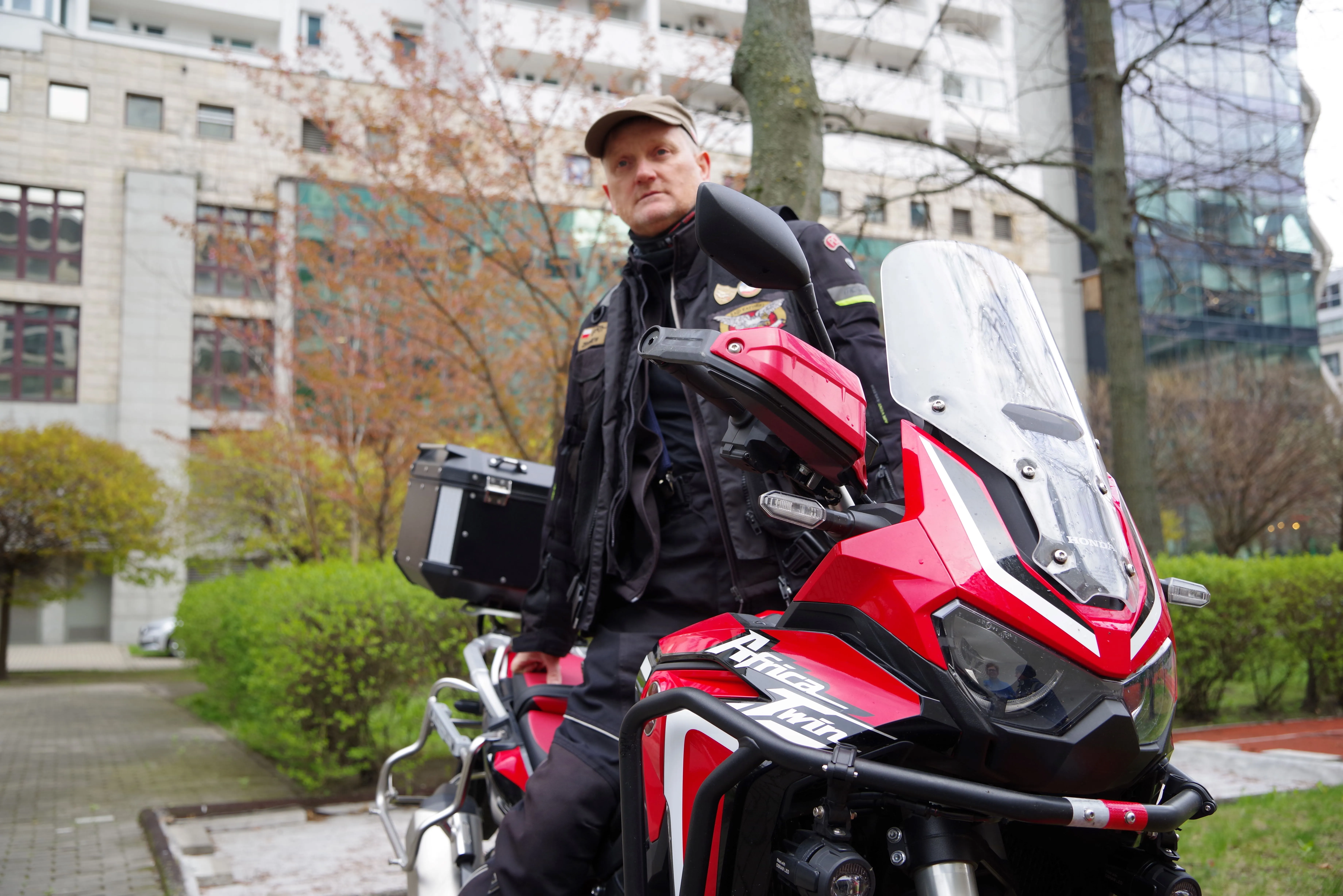 Spotkanie z przedstawicielami Międzynarodowego Motocyklowego Rajdu Katyńskiego
