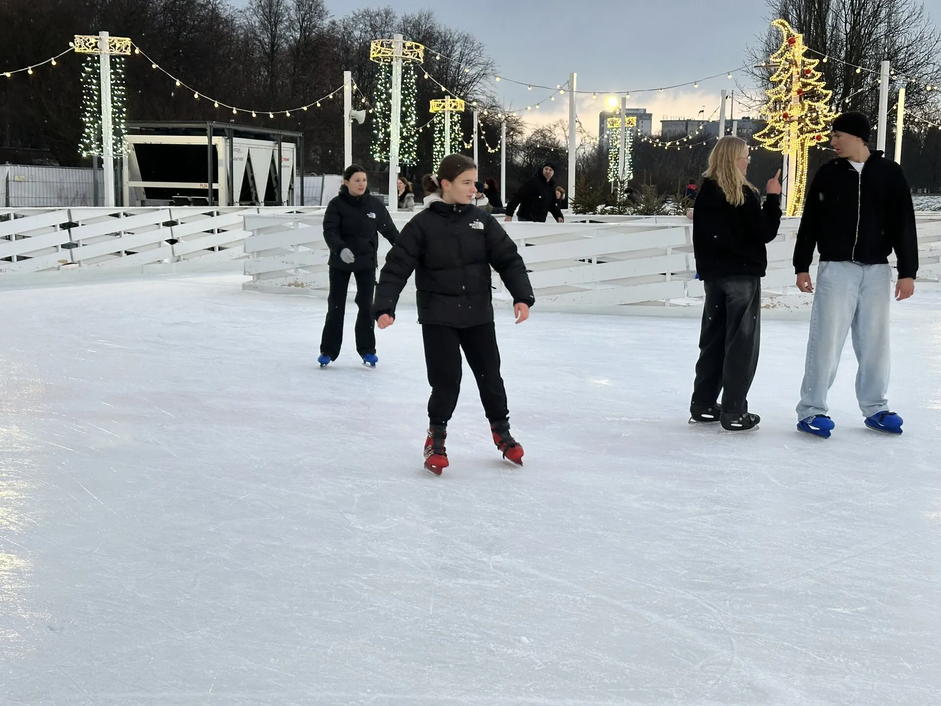 Wizyta na lodowisku w Parku Bródnowskim