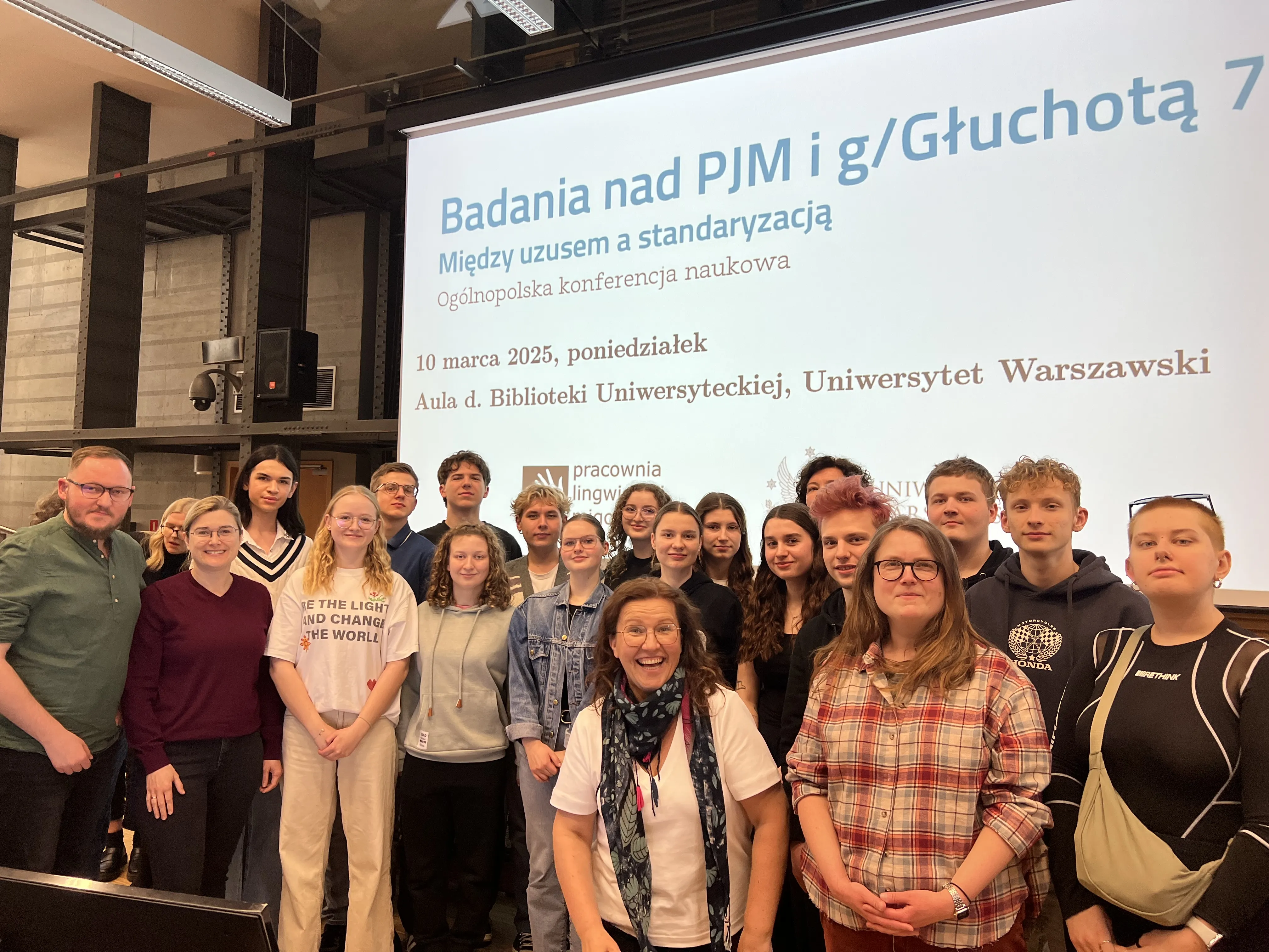Wyjście na ogólnopolską konferencję naukową "Badania nad PJM i g/Głuchotą 7. Między uzusem a standaryzacją."