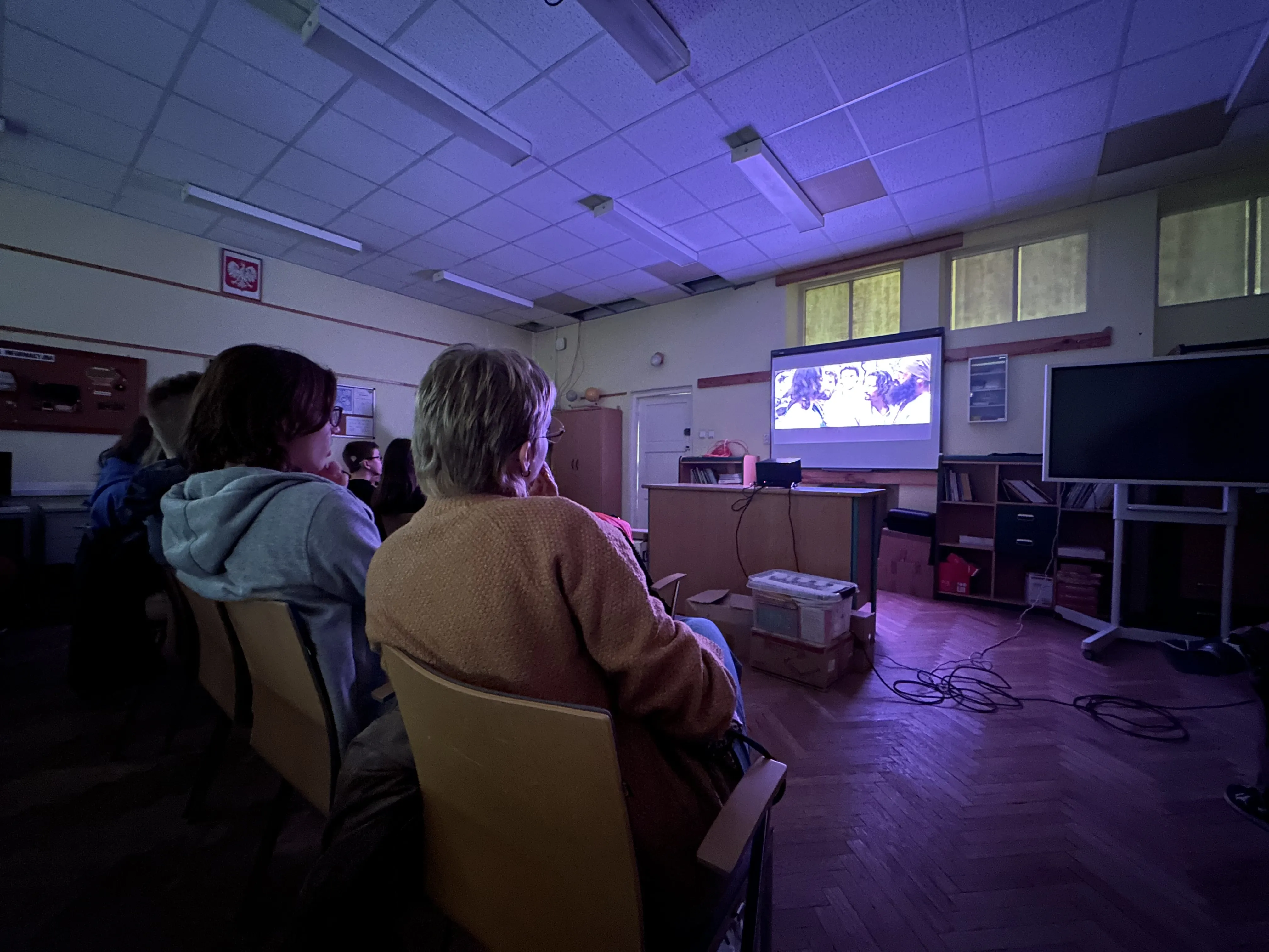 Wyjście do Instytutu Głuchoniemych na projekcję filmu "Jesus"
