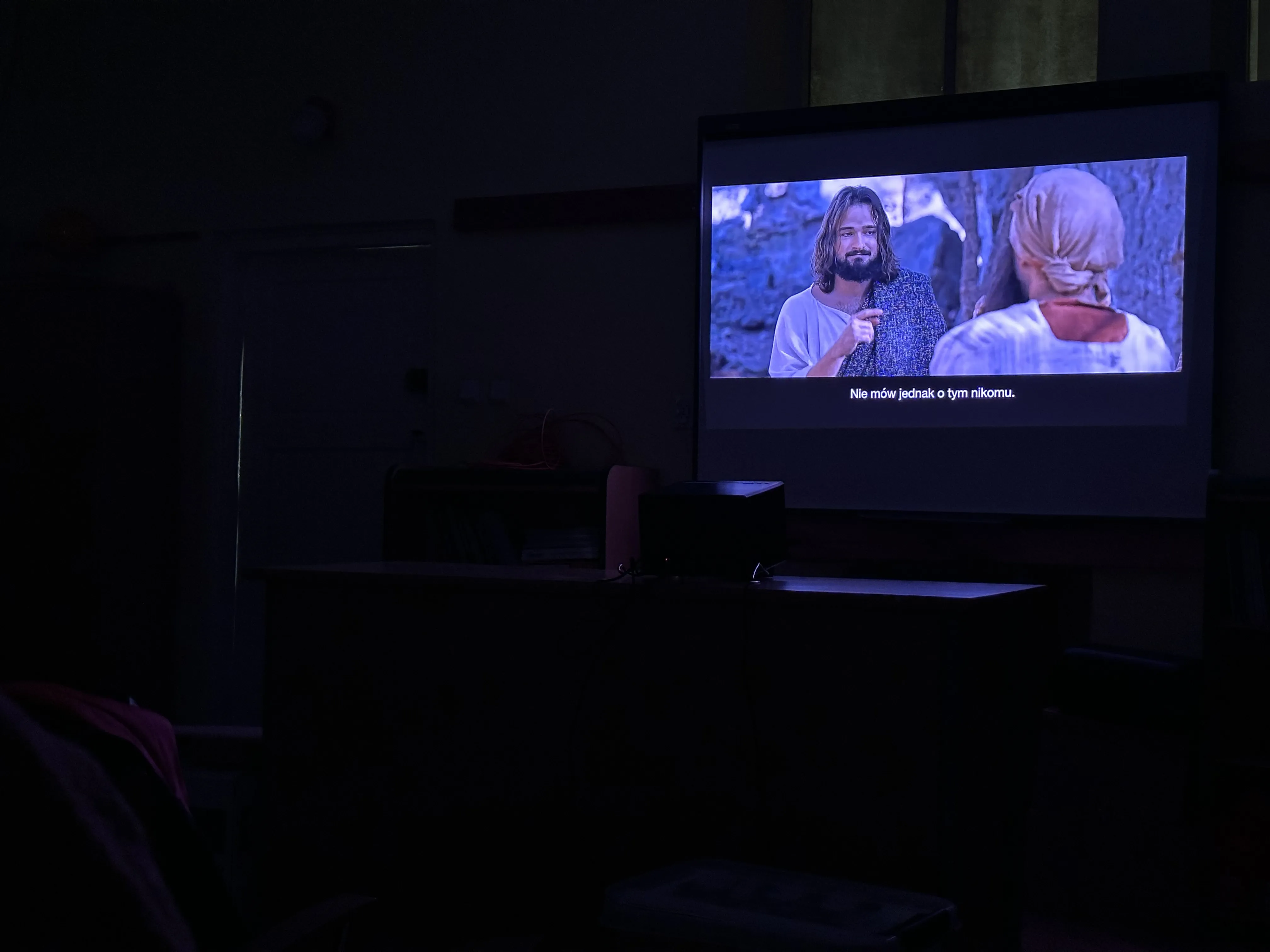 Wyjście do Instytutu Głuchoniemych na projekcję filmu "Jesus"