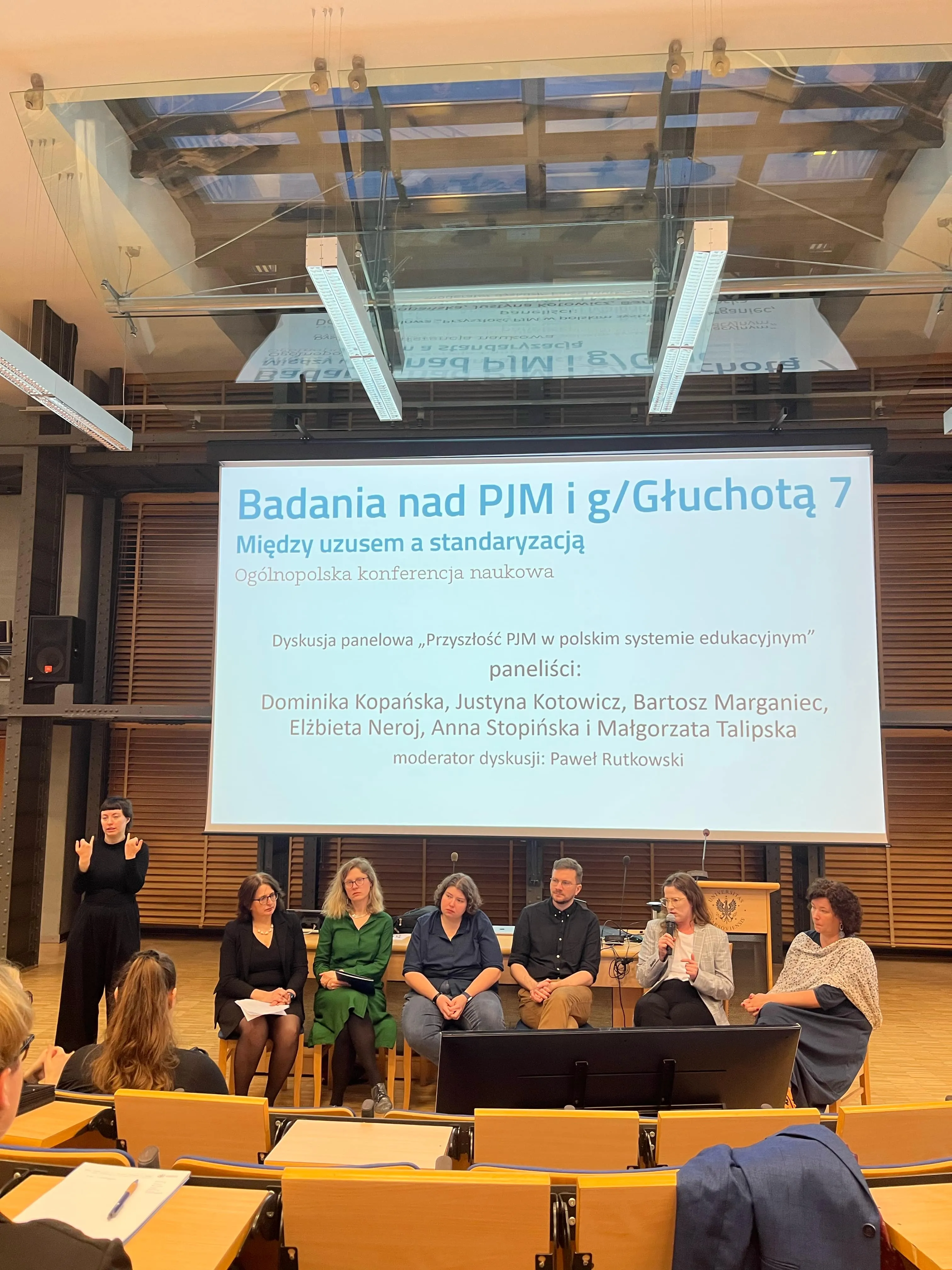 Wyjście na ogólnopolską konferencję naukową "Badania nad PJM i g/Głuchotą 7. Między uzusem a standaryzacją."
