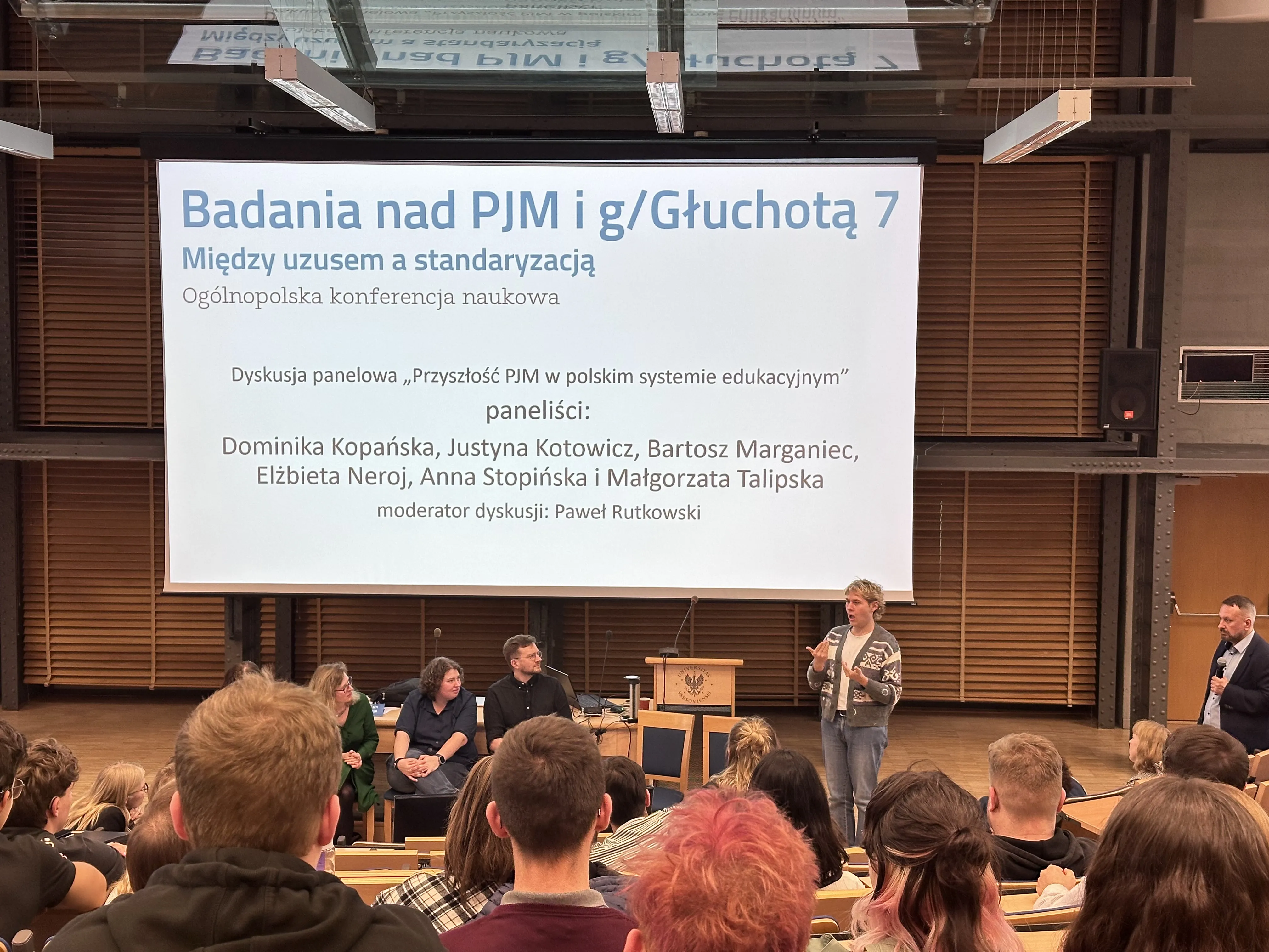 Wyjście na ogólnopolską konferencję naukową "Badania nad PJM i g/Głuchotą 7. Między uzusem a standaryzacją."