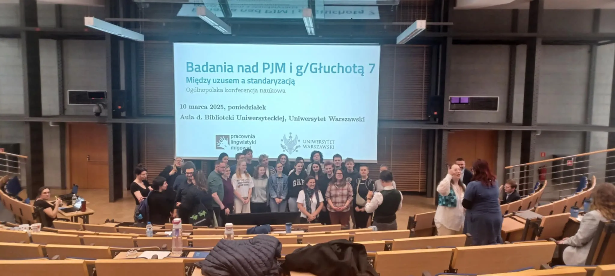 Wyjście na ogólnopolską konferencję naukową "Badania nad PJM i g/Głuchotą 7. Między uzusem a standaryzacją."