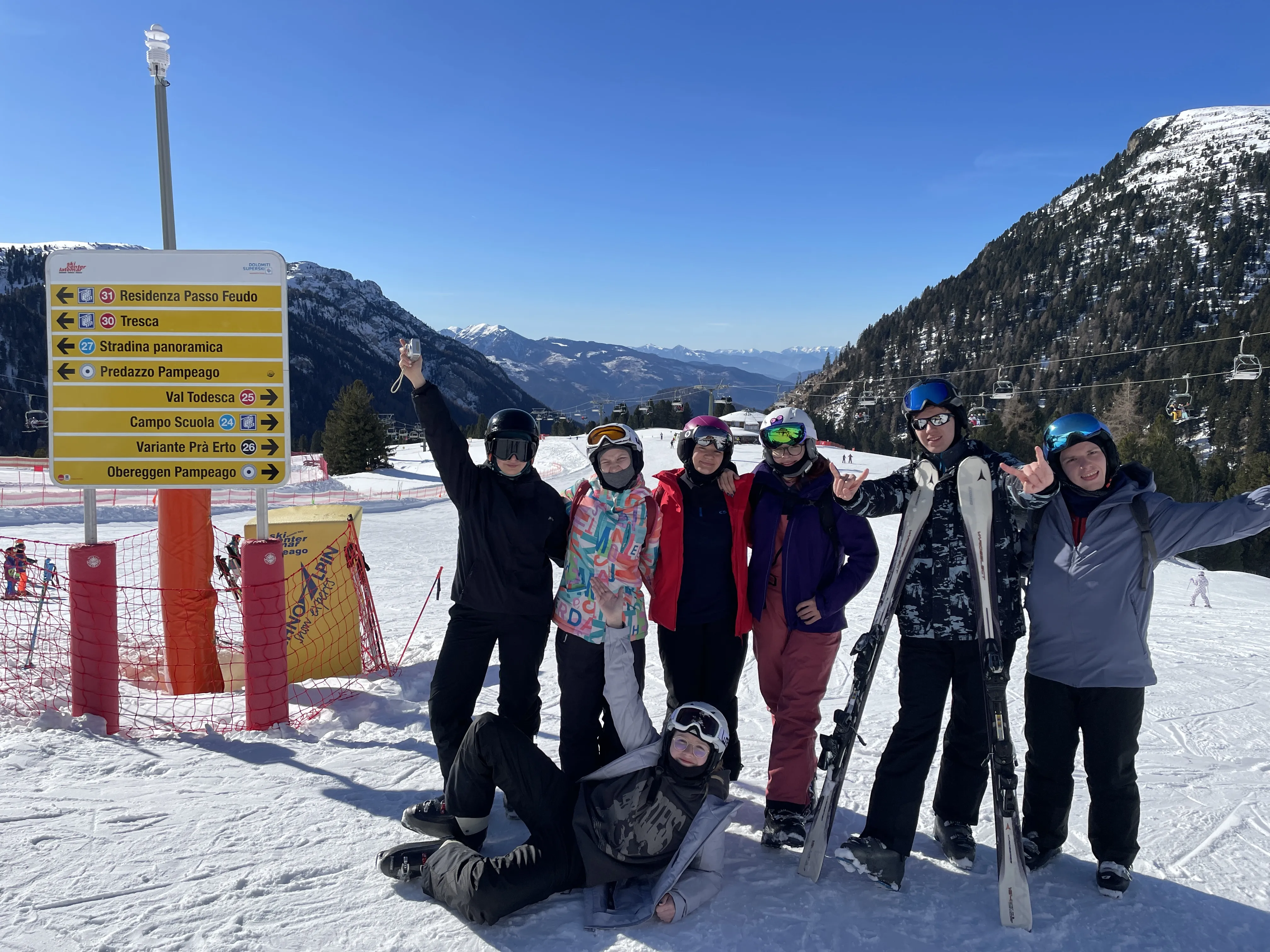 Zimowe wakacje w Dolomitach