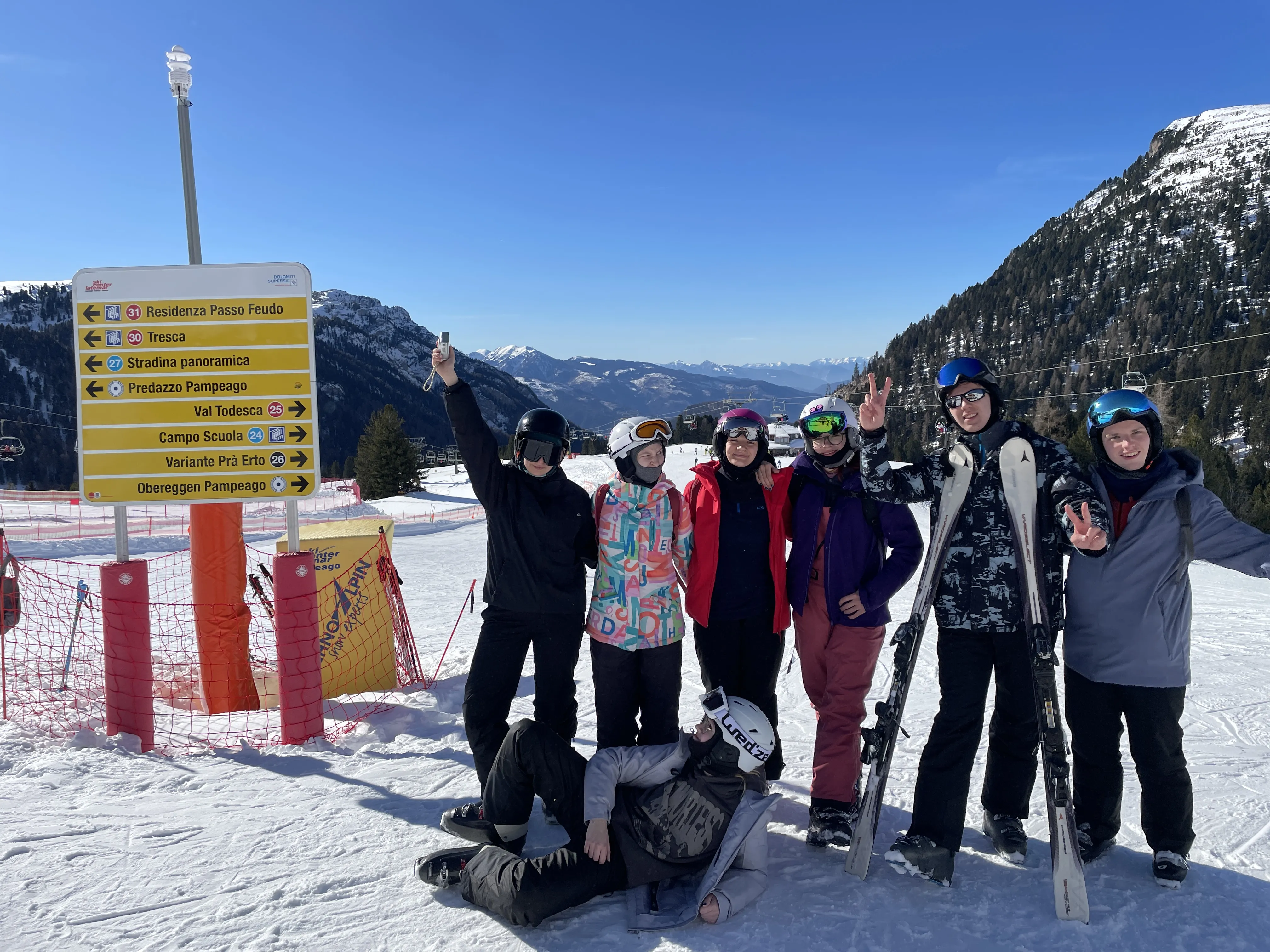 Zimowe wakacje w Dolomitach