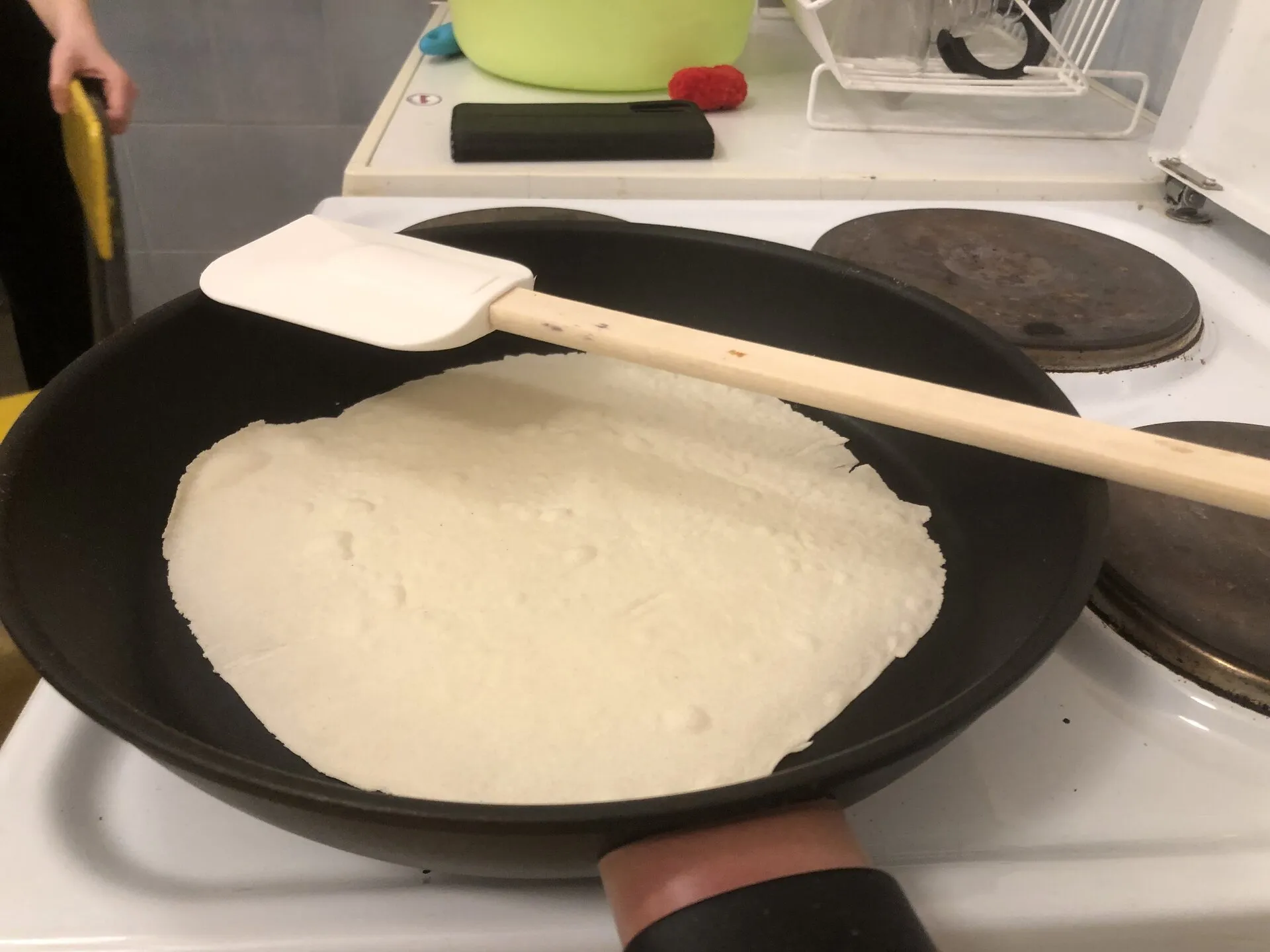 Czas wolny w III grupie - przygotowanie tortilli