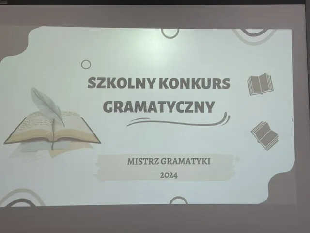 Konkurs gramatyczny języka polskiego