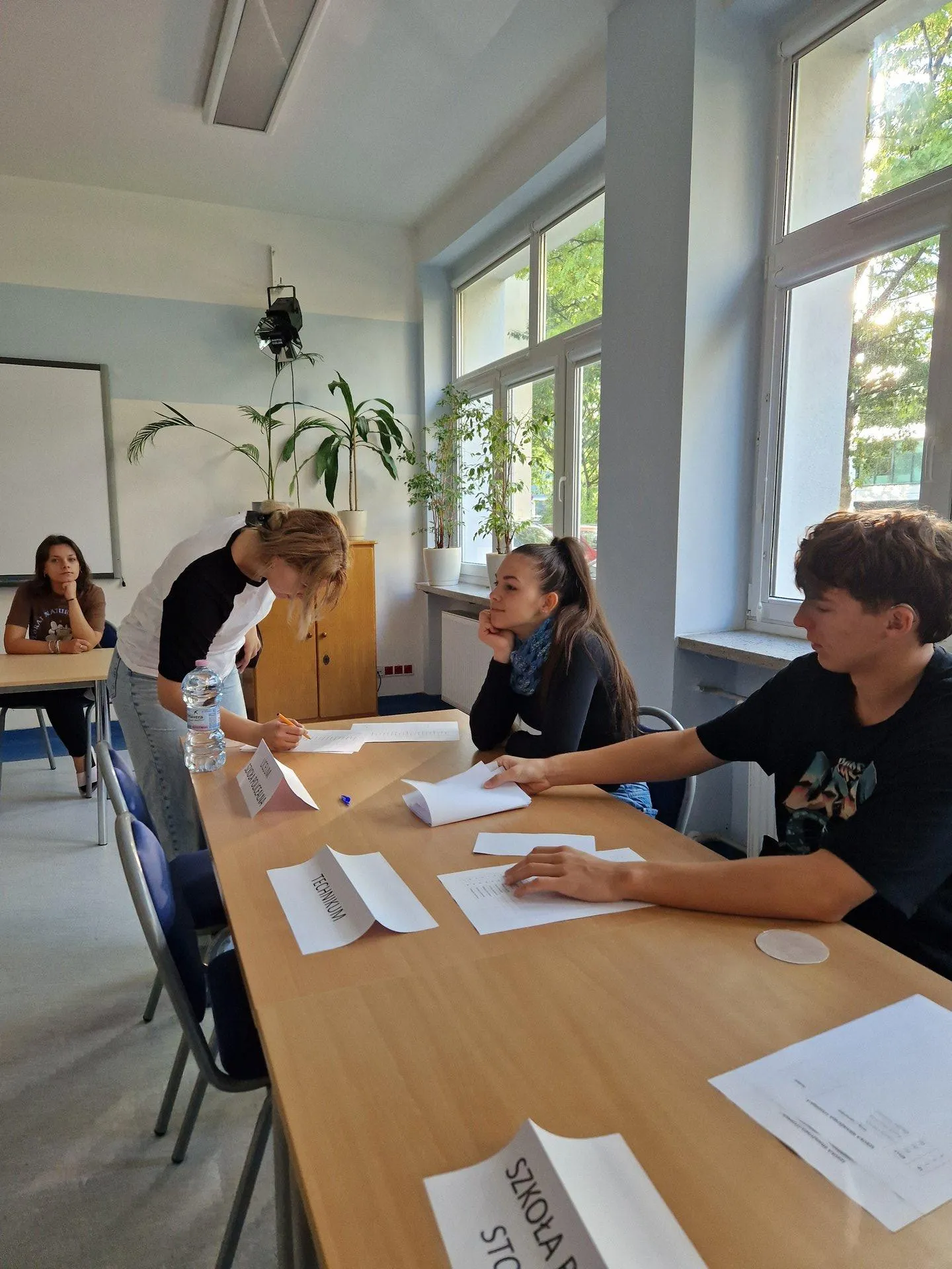 Wybory przewodniczącego Samorządu Uczniowskiego, poprzedzone debatą kandydatek