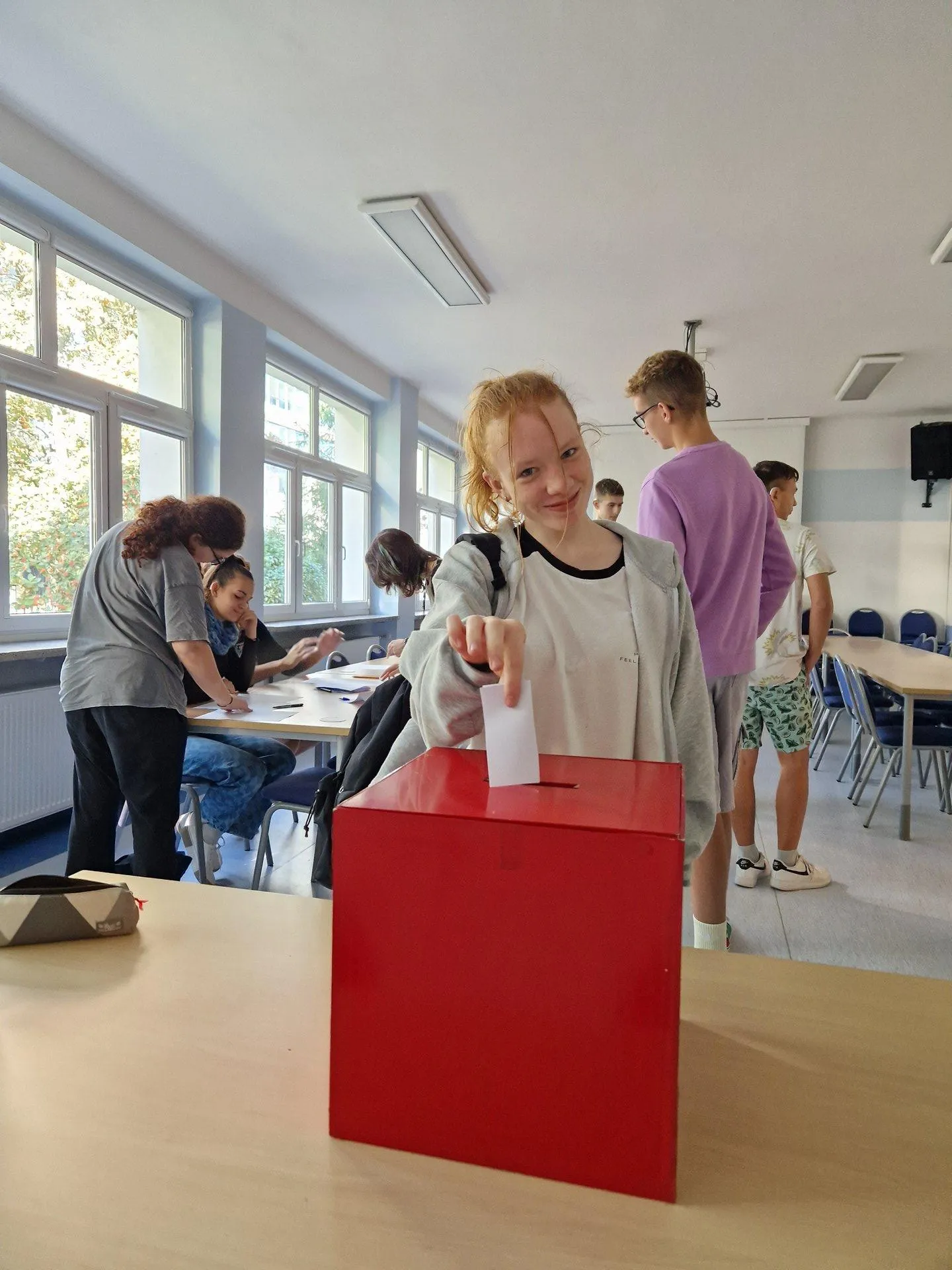 Wybory przewodniczącego Samorządu Uczniowskiego, poprzedzone debatą kandydatek
