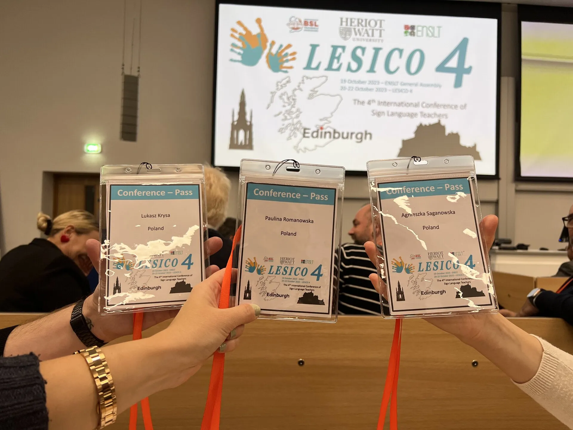 Nauczyciele PJM na międzynarodowej konferencji Lesico 4 w Edynburgu