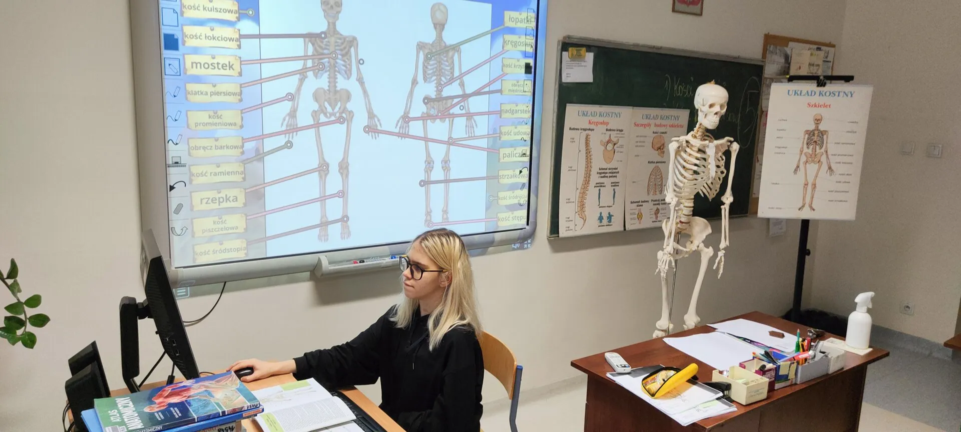 Lekcja warsztatowa z anatomii i osteologii