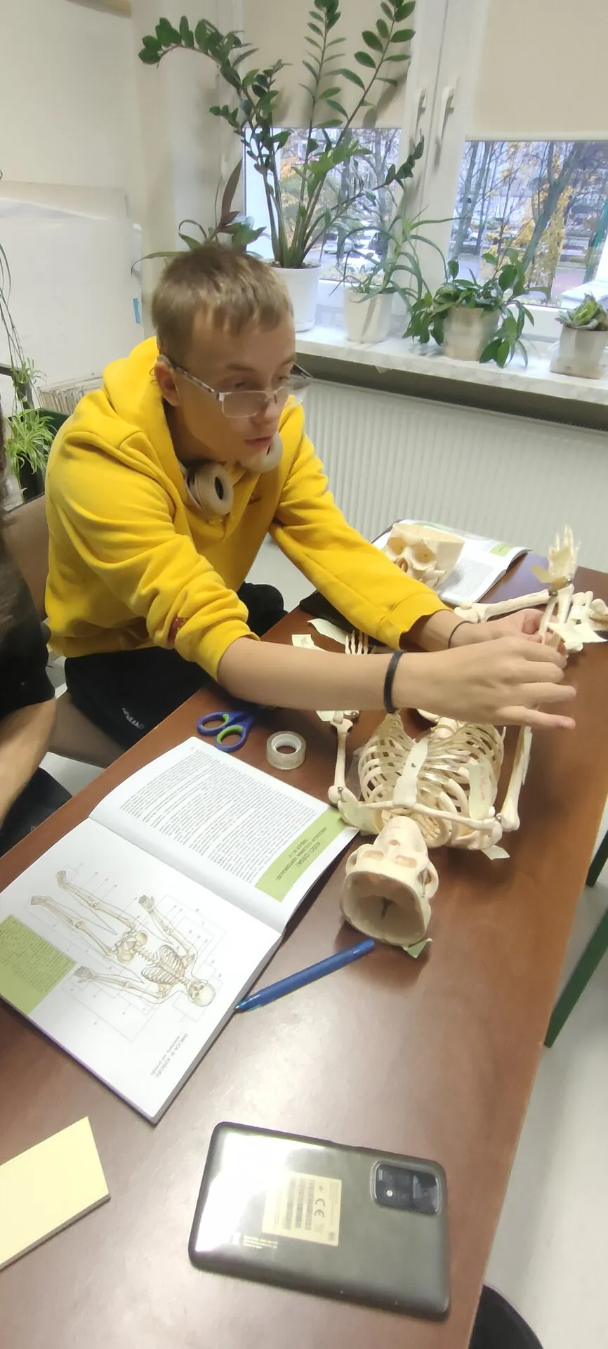 Lekcja warsztatowa z anatomii i osteologii