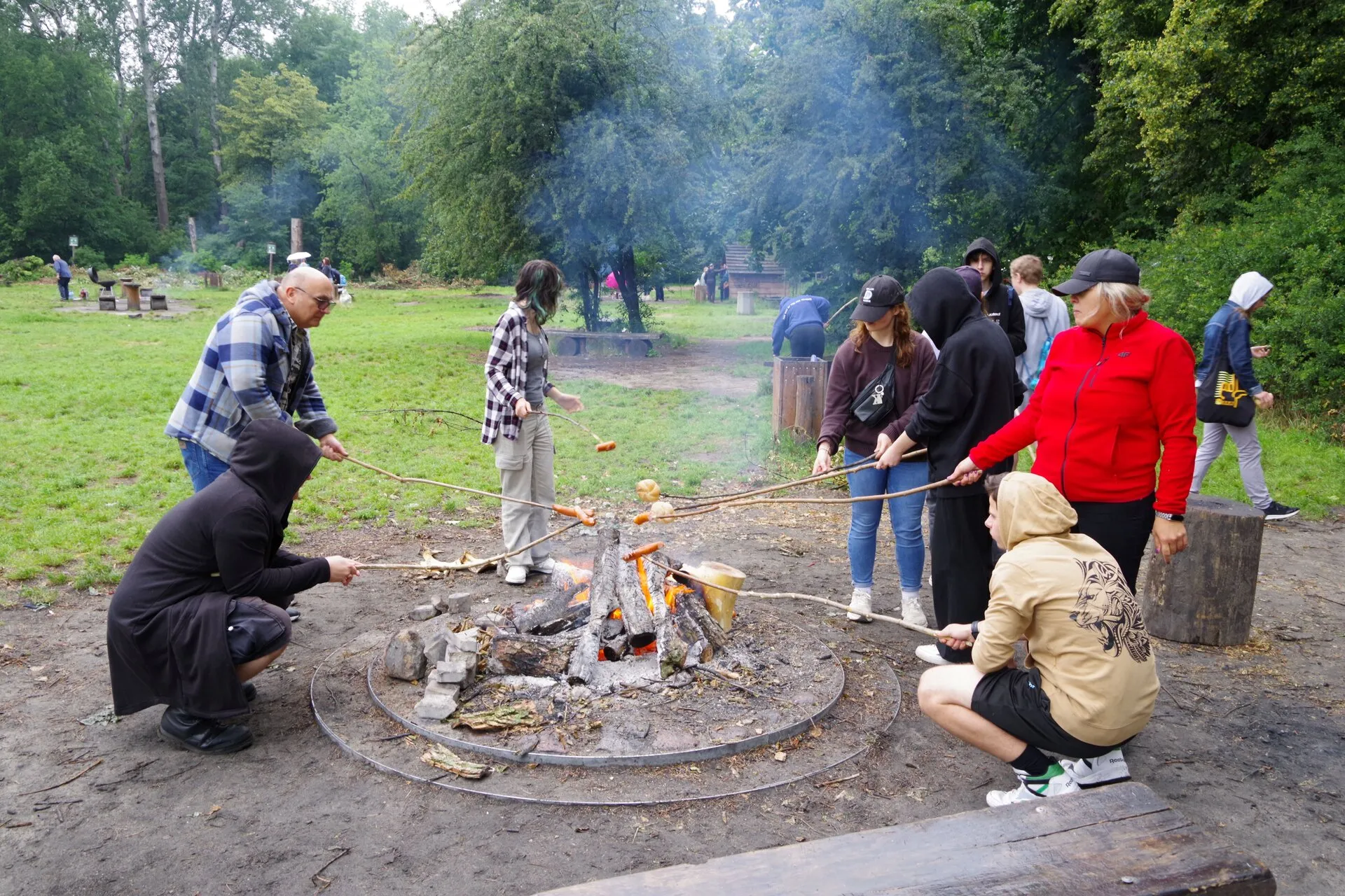 Piknik w Parku Młocińskim
