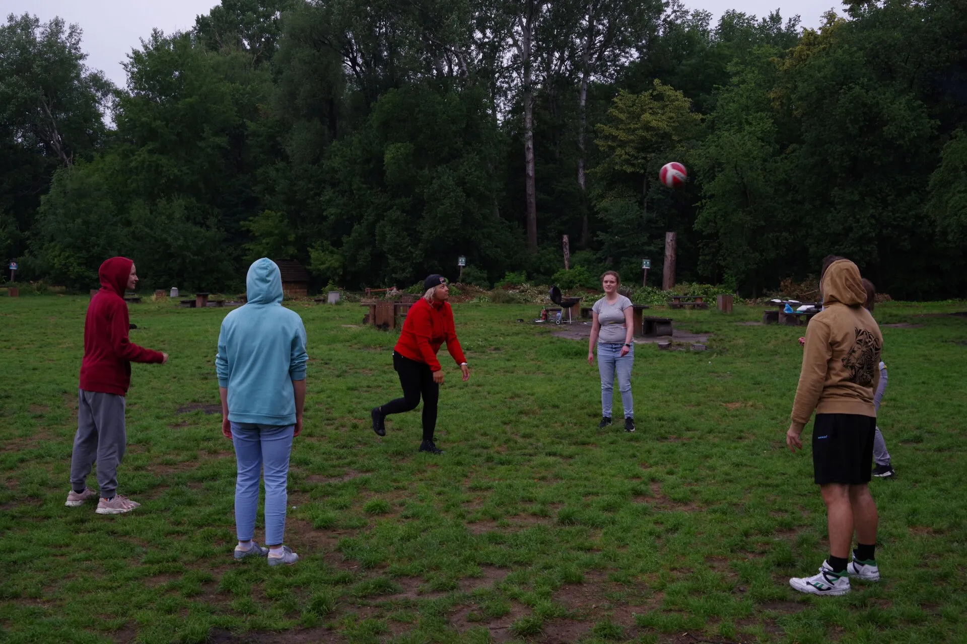 Piknik w Parku Młocińskim