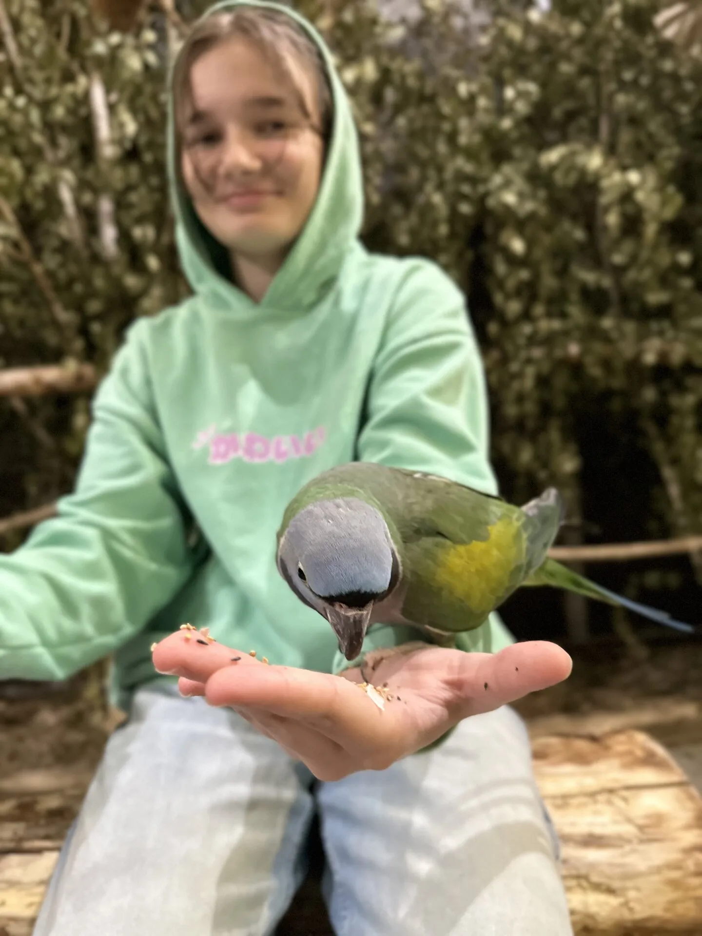 Wizyta grupy internackiej w Papugarni