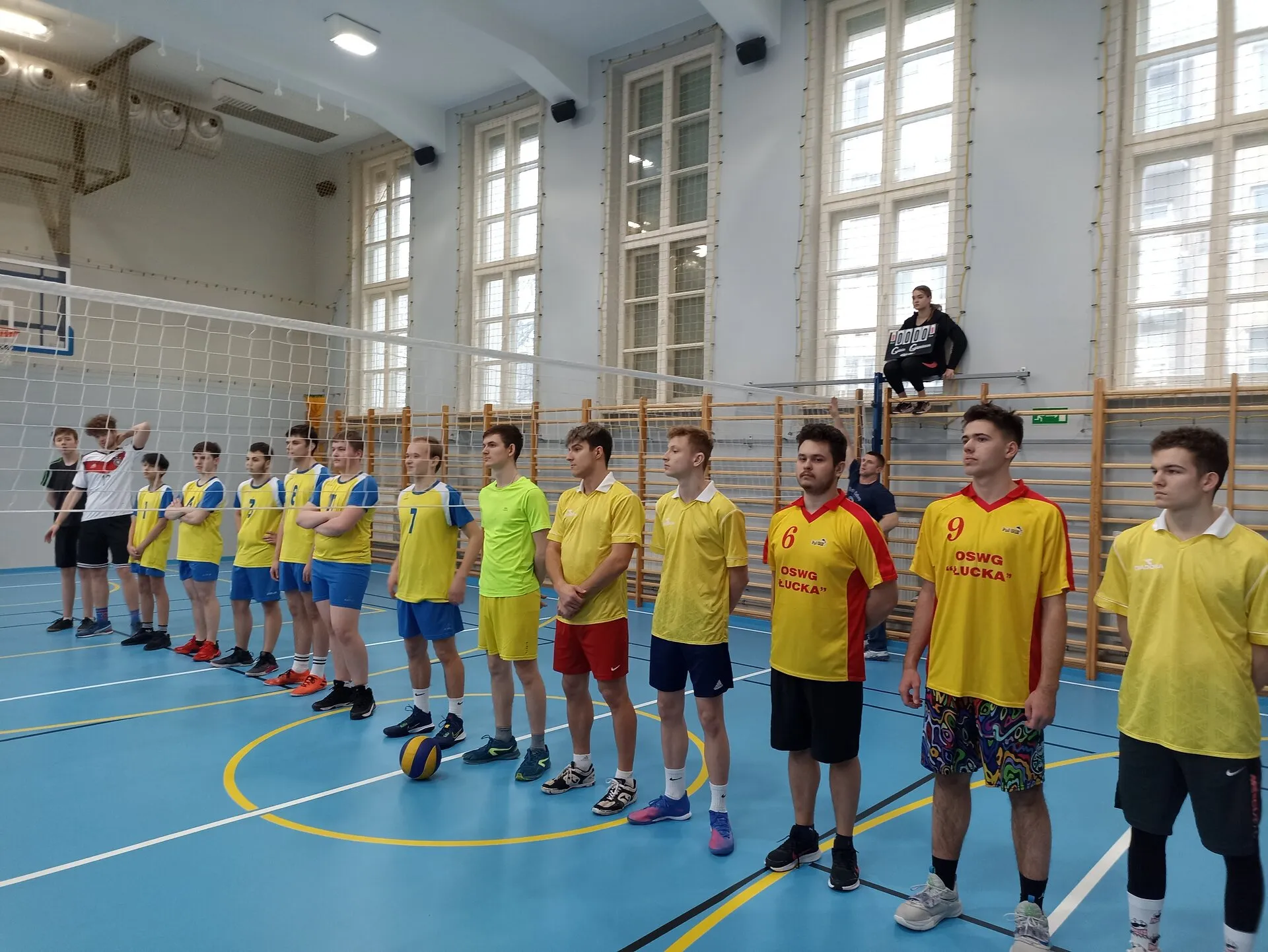 Mecz w siatkówkę z Instytutem Głuchoniemych