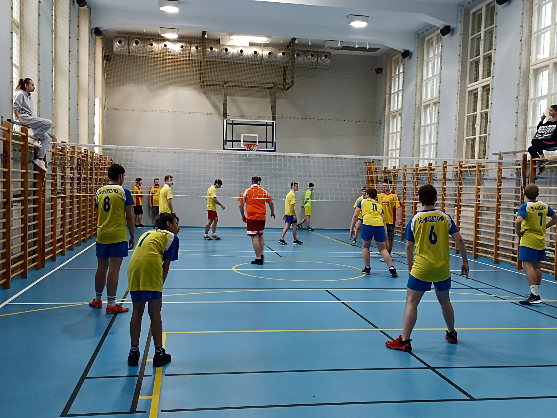Mecz w siatkówkę z Instytutem Głuchoniemych