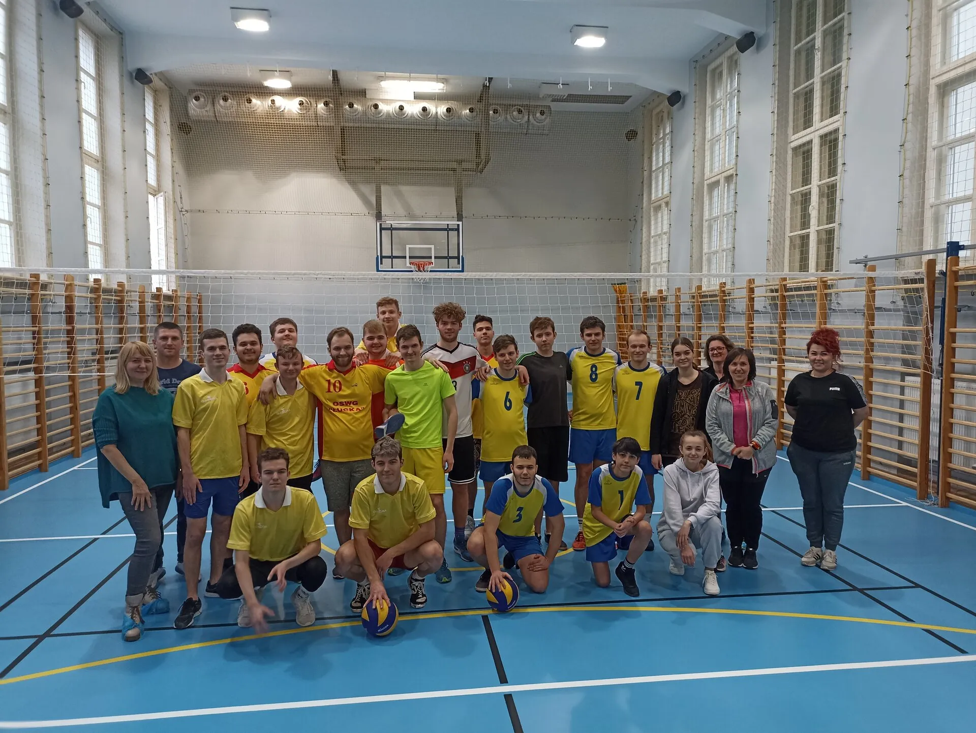 Mecz w siatkówkę z Instytutem Głuchoniemych