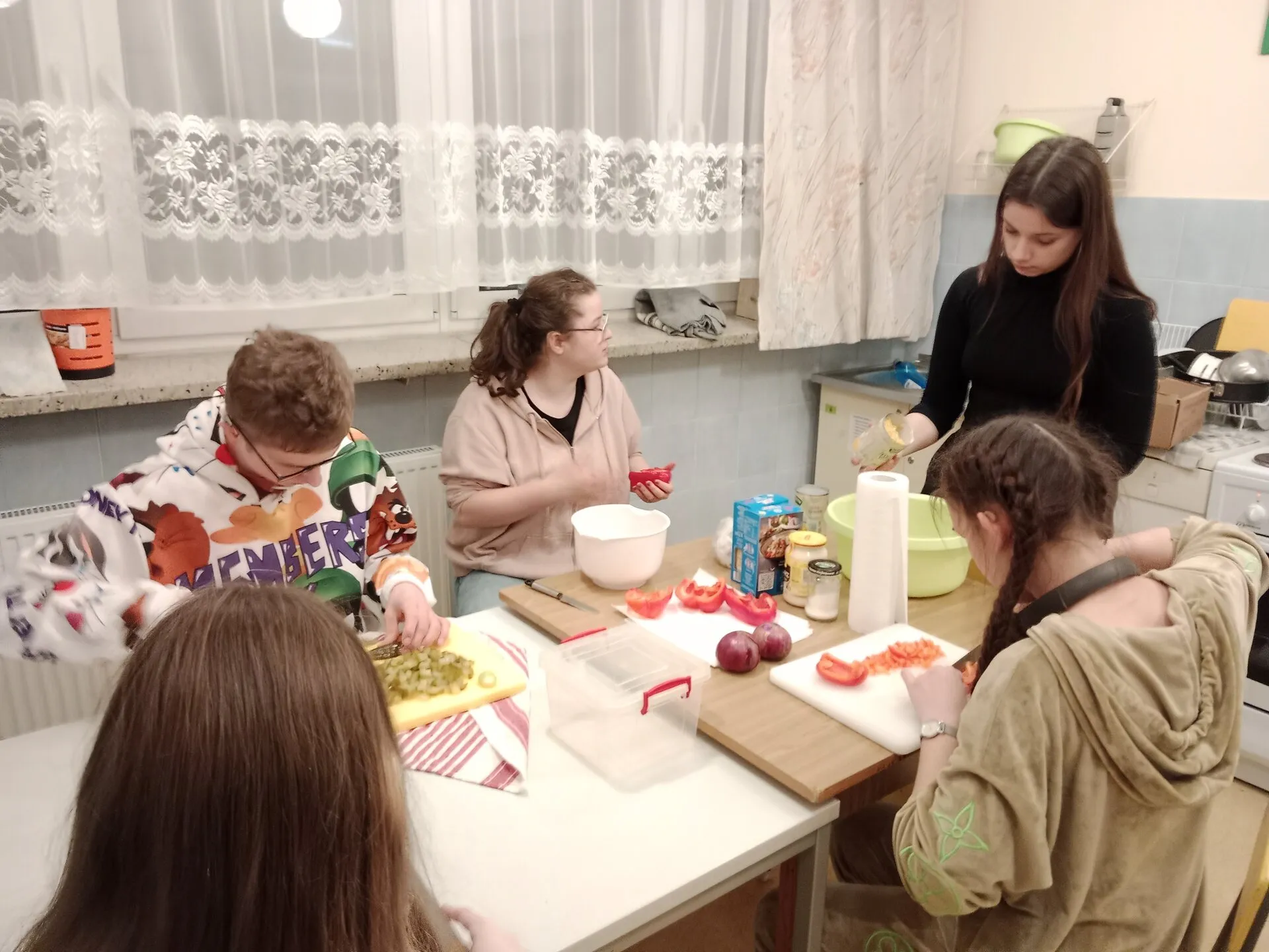Zajęcia kulinarne - sałatka warzywna
