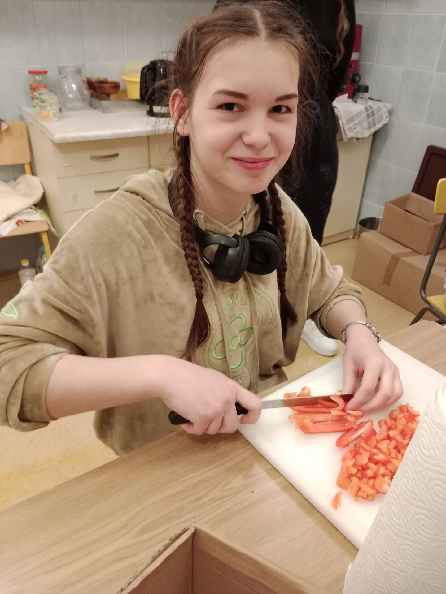 Zajęcia kulinarne - sałatka warzywna