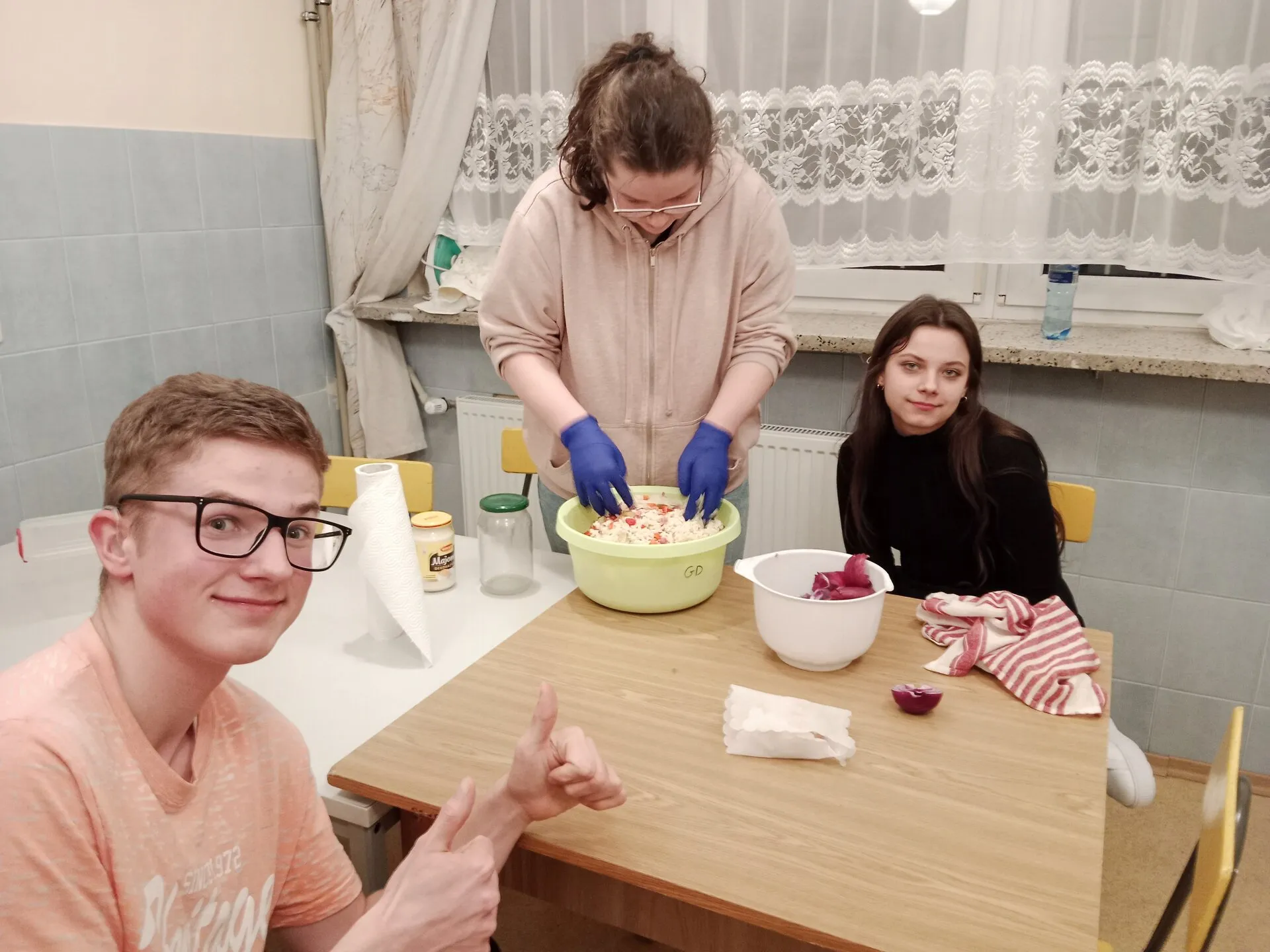Zajęcia kulinarne - sałatka warzywna