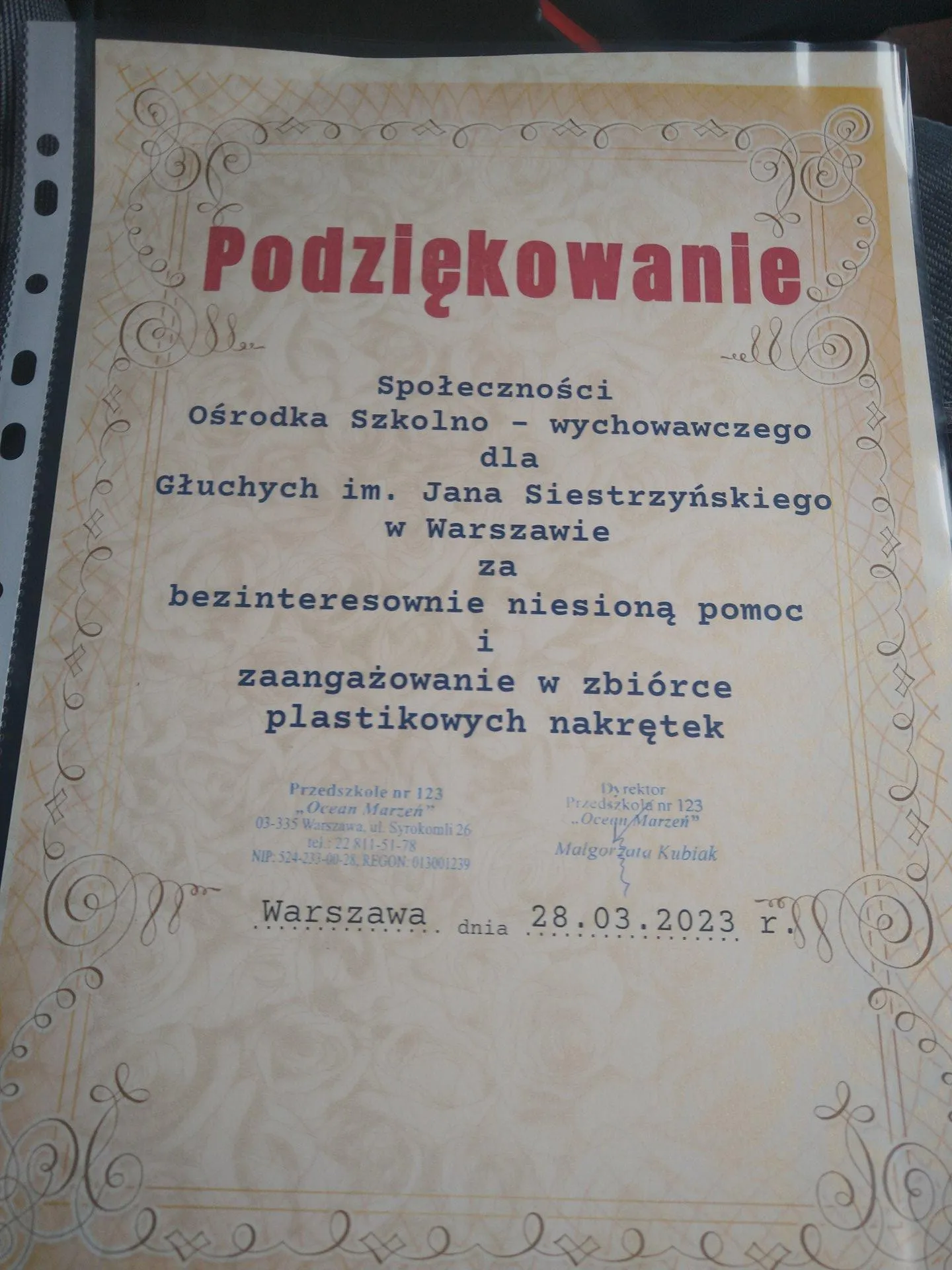 Akcja „Odkręć się na dobro”