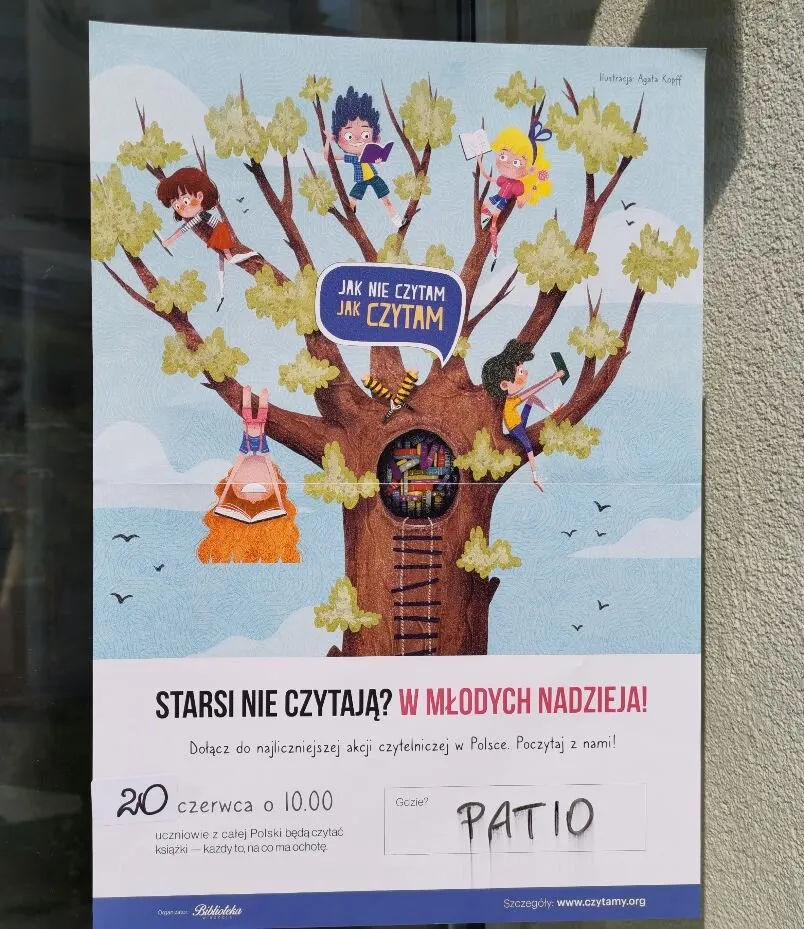 Ogólnopolska akcja czytania książek "Jak nie czytam, jak czytam"