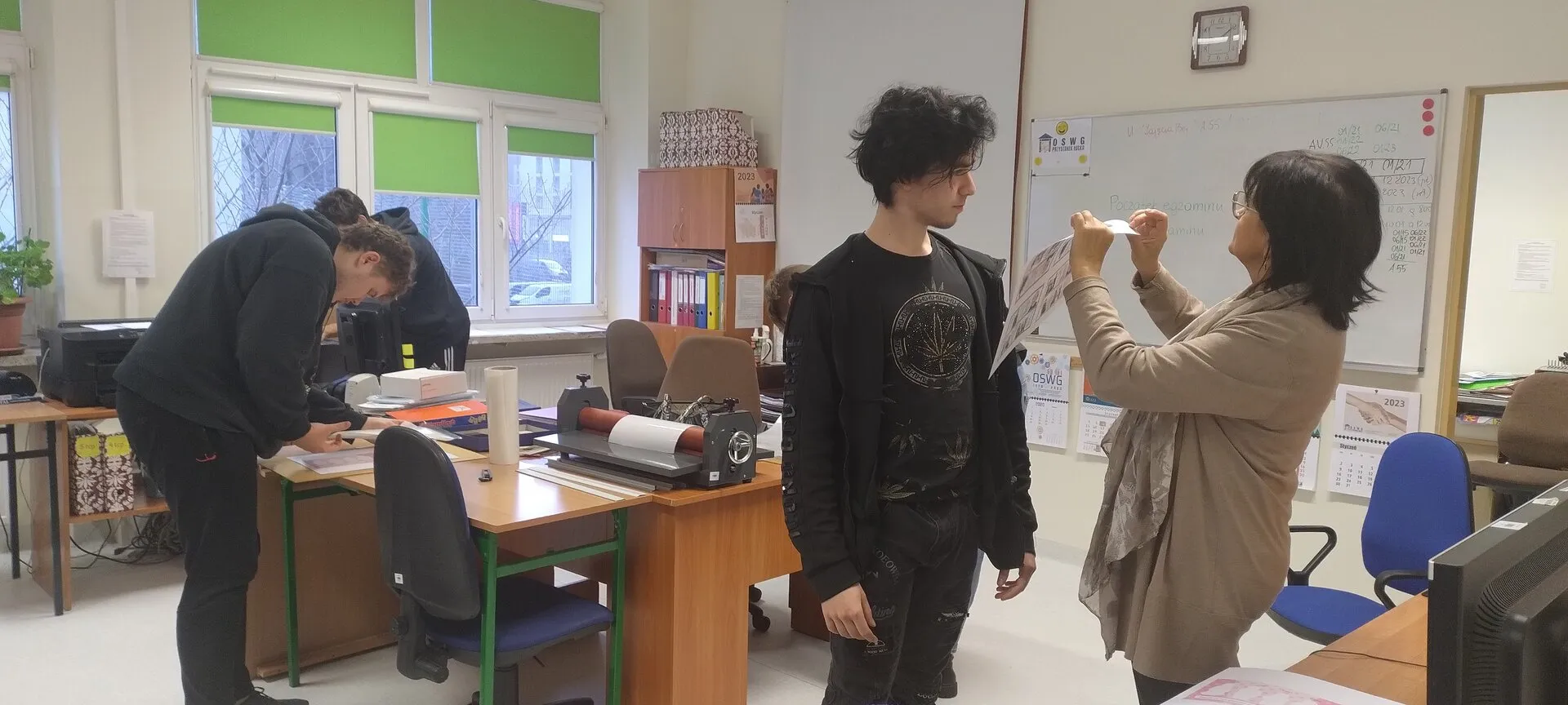Klasa 5 tcp na próbnym egzaminie zawodowym