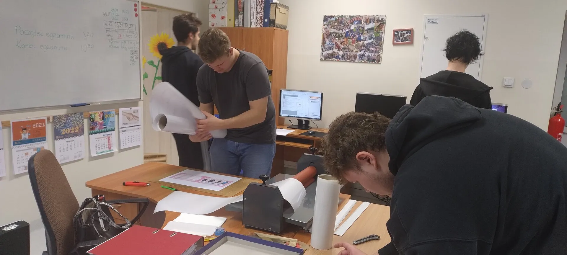 Klasa 5 tcp na próbnym egzaminie zawodowym