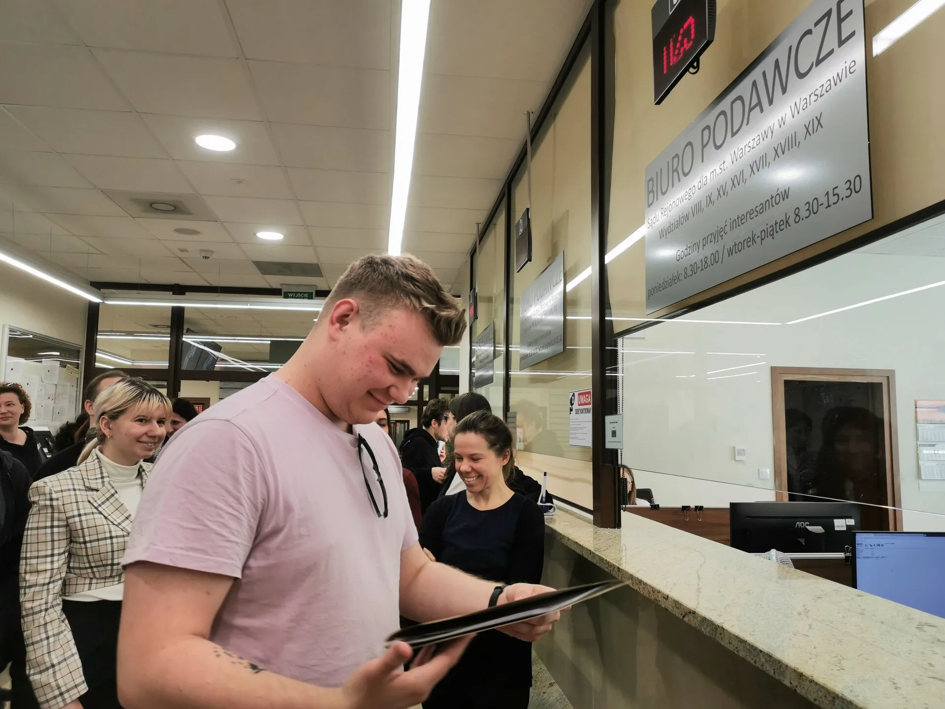 Wyjście na symulowaną rozprawę w Sądzie Rejonowym