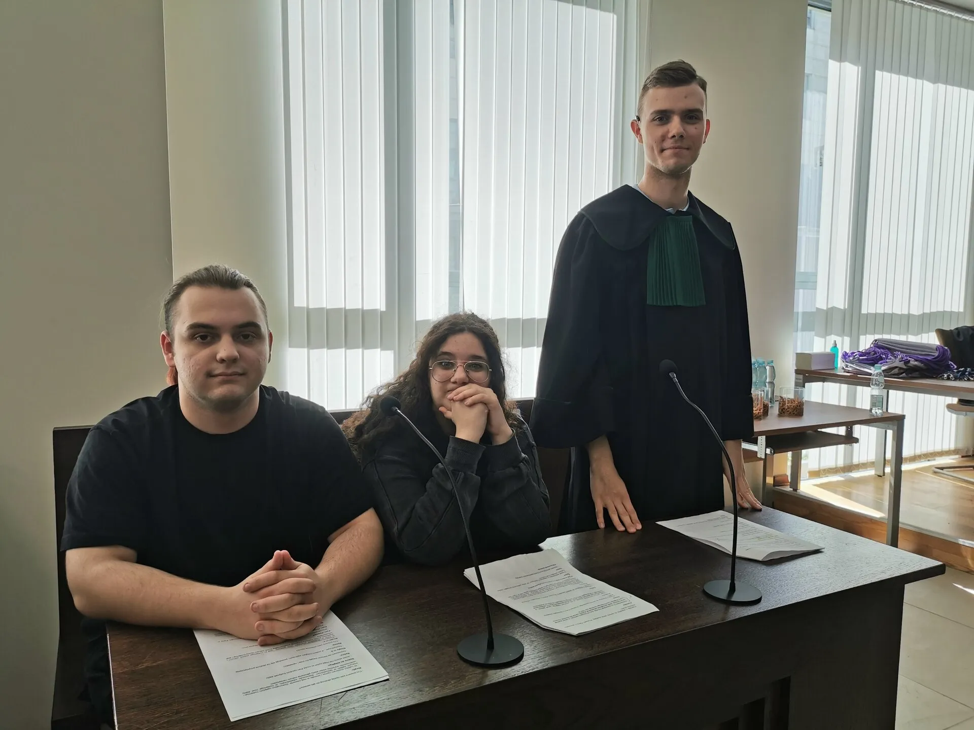 Wyjście na symulowaną rozprawę w Sądzie Rejonowym