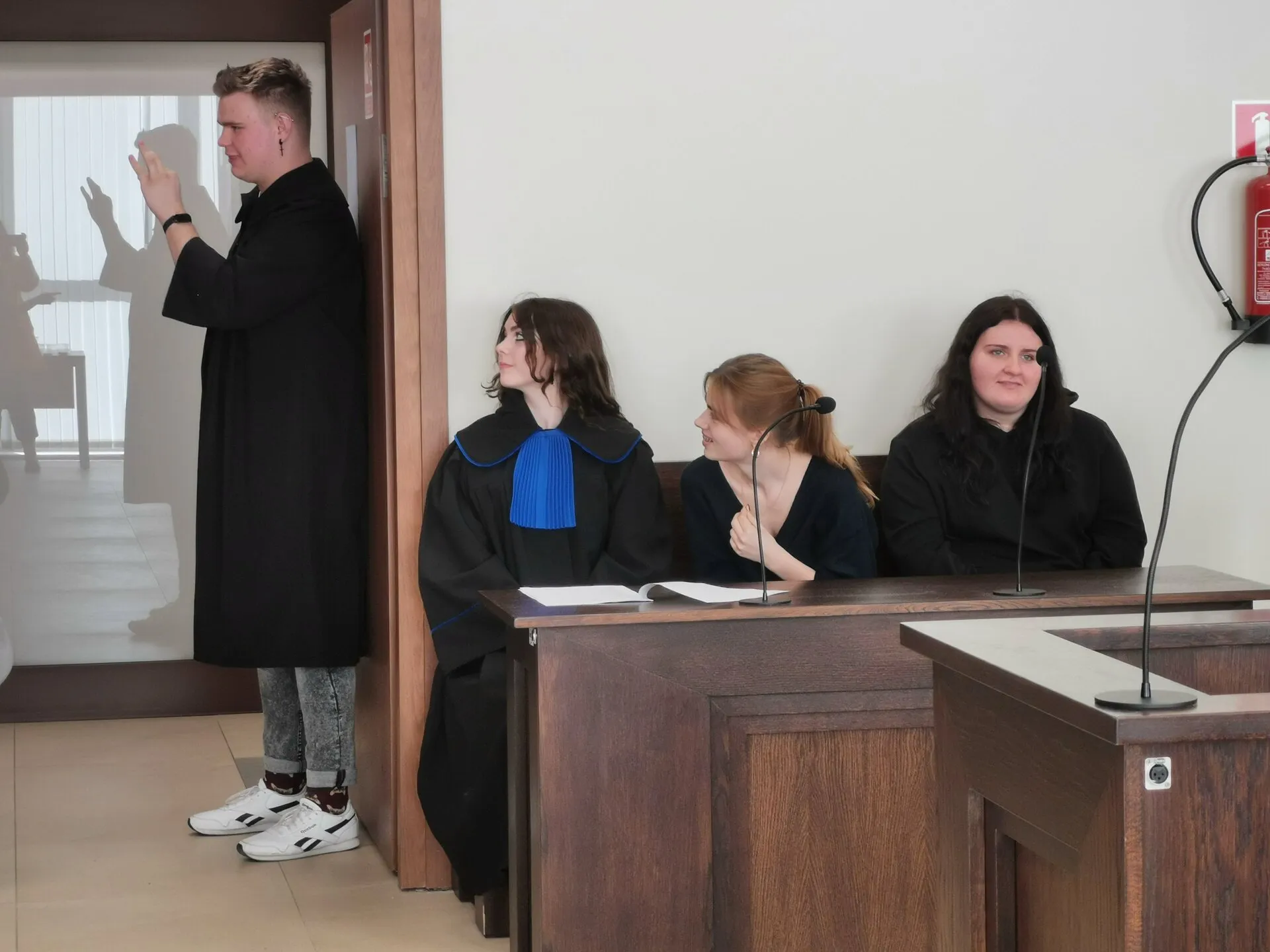 Wyjście na symulowaną rozprawę w Sądzie Rejonowym