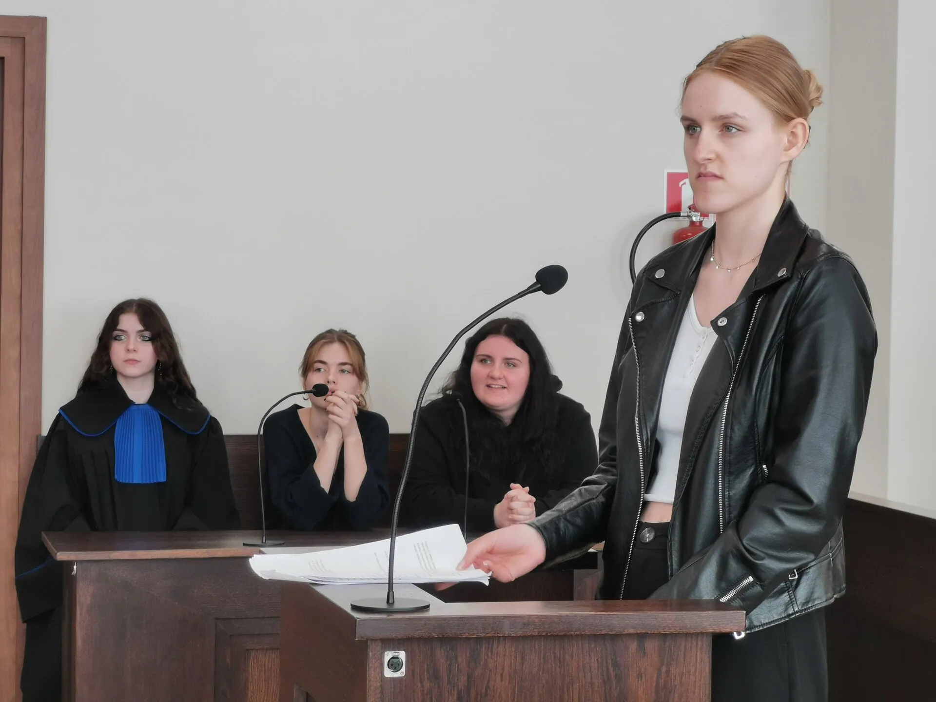 Wyjście na symulowaną rozprawę w Sądzie Rejonowym