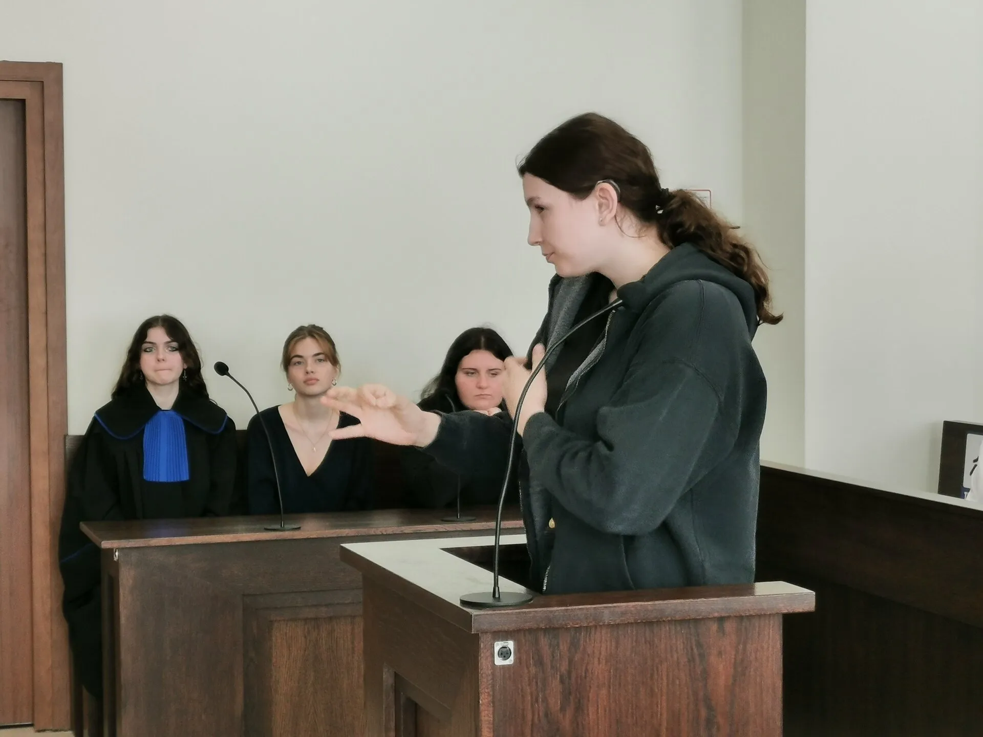 Wyjście na symulowaną rozprawę w Sądzie Rejonowym