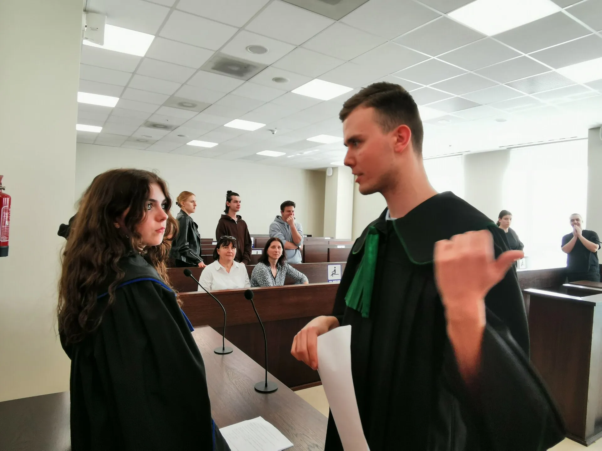 Wyjście na symulowaną rozprawę w Sądzie Rejonowym