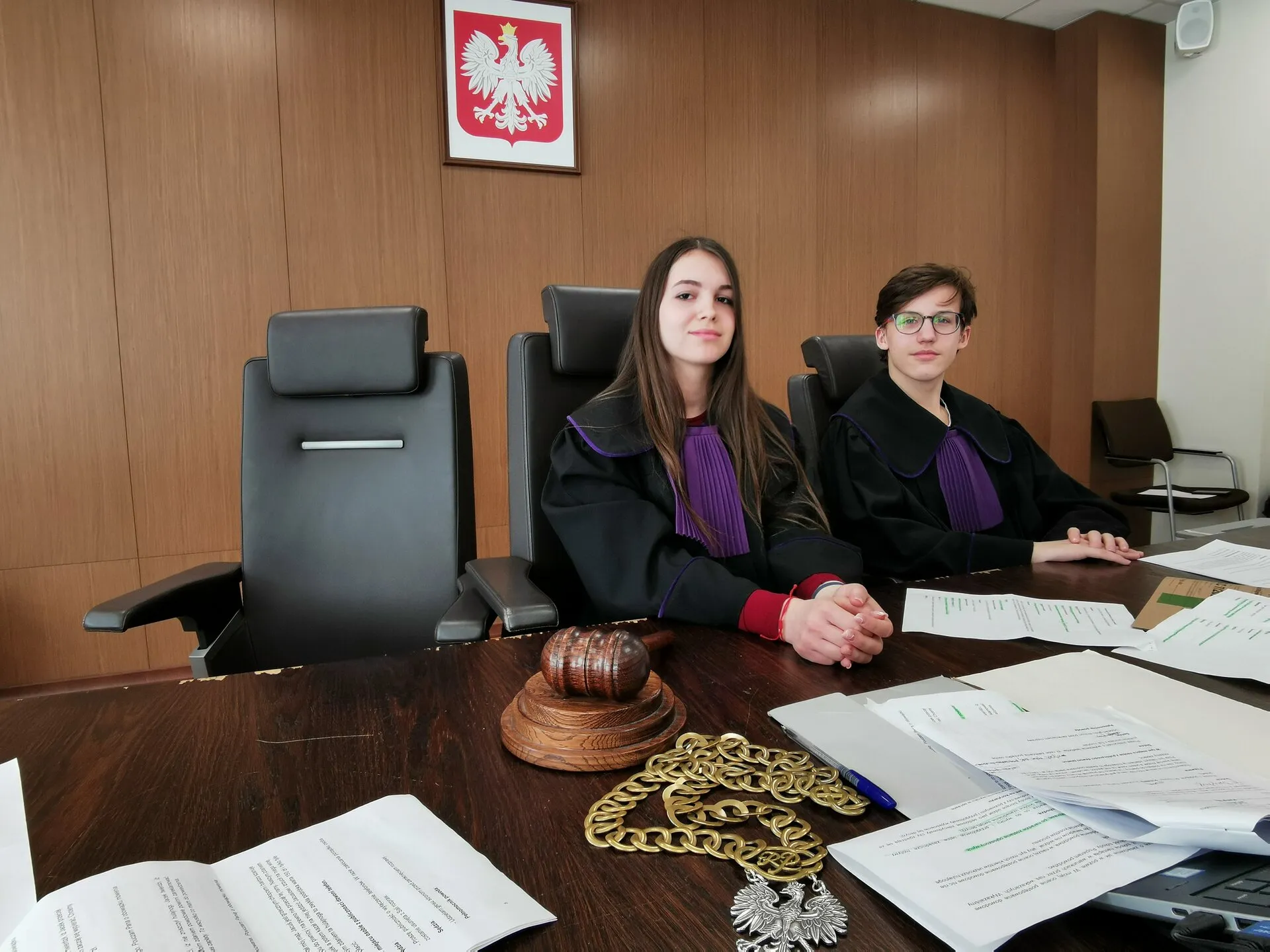 Wyjście na symulowaną rozprawę w Sądzie Rejonowym