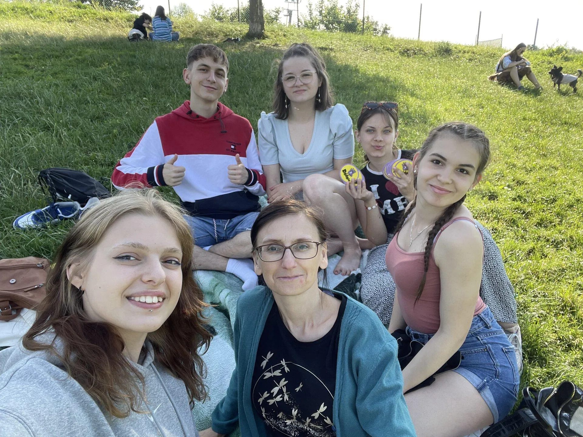 rupa "Savoir Vivre Deaf" podczas wyjścia do Parku Szczęśliwieckiego