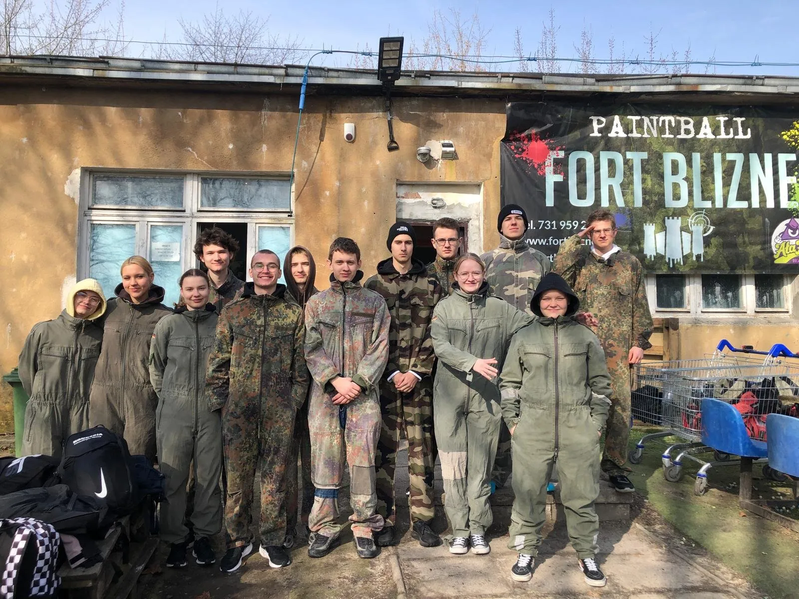 Paintball w pierwszym dniu wiosny