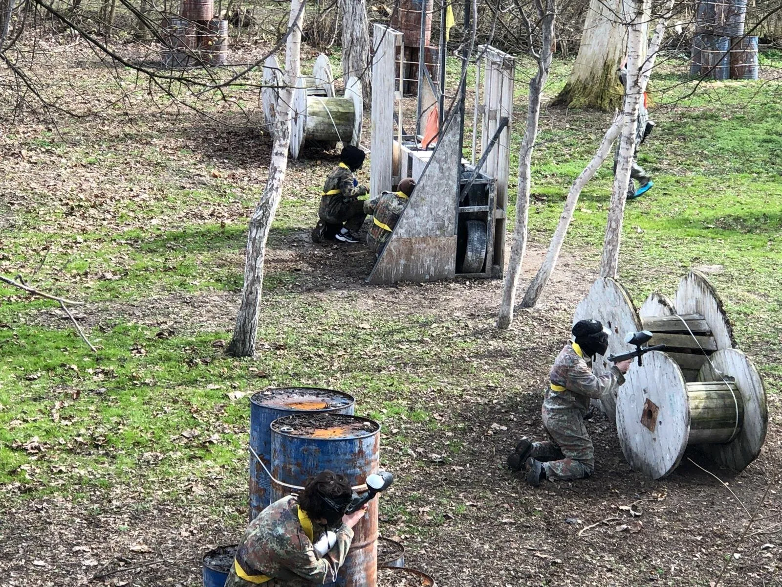 Paintball w pierwszym dniu wiosny