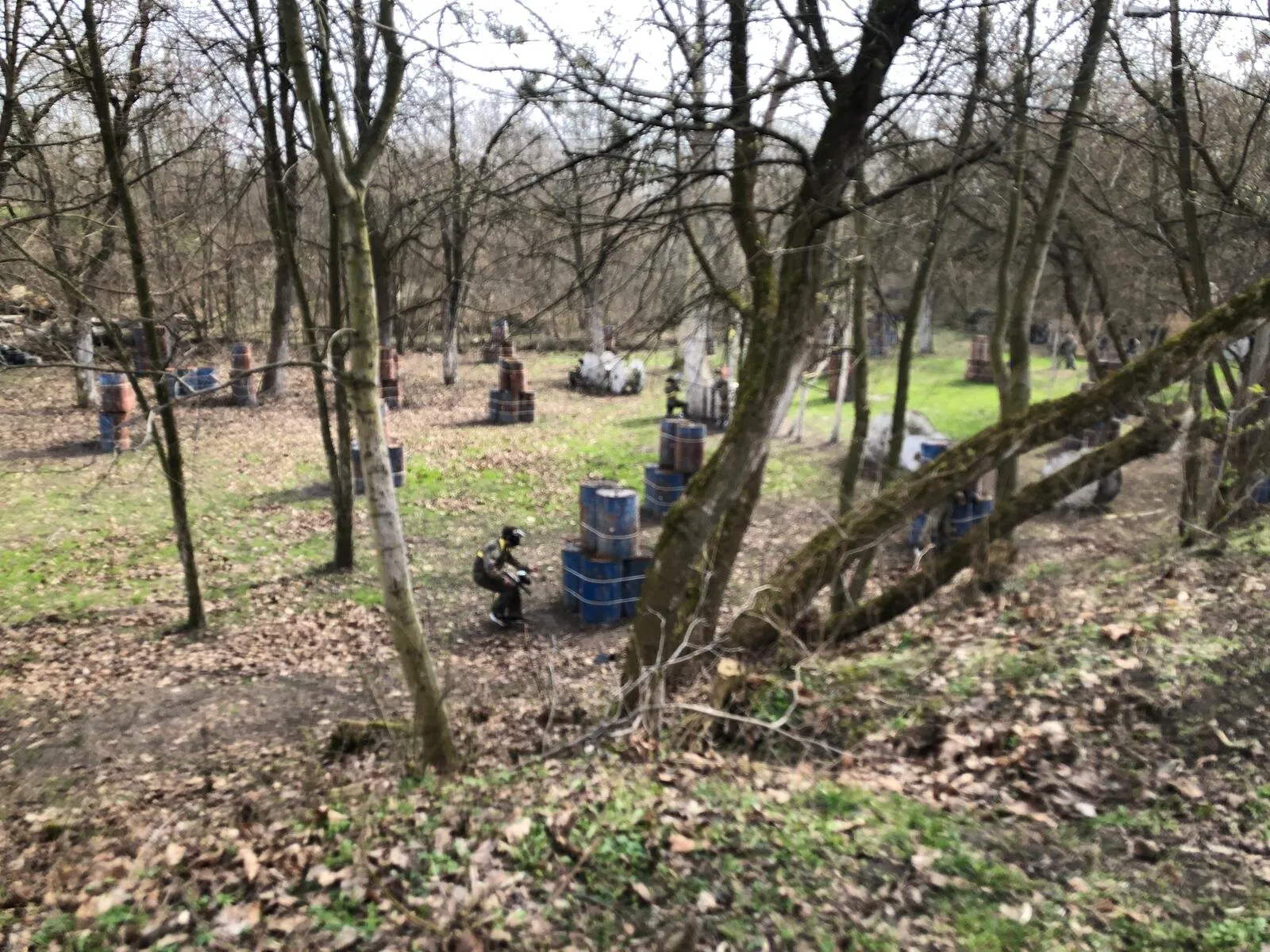 Paintball w pierwszym dniu wiosny