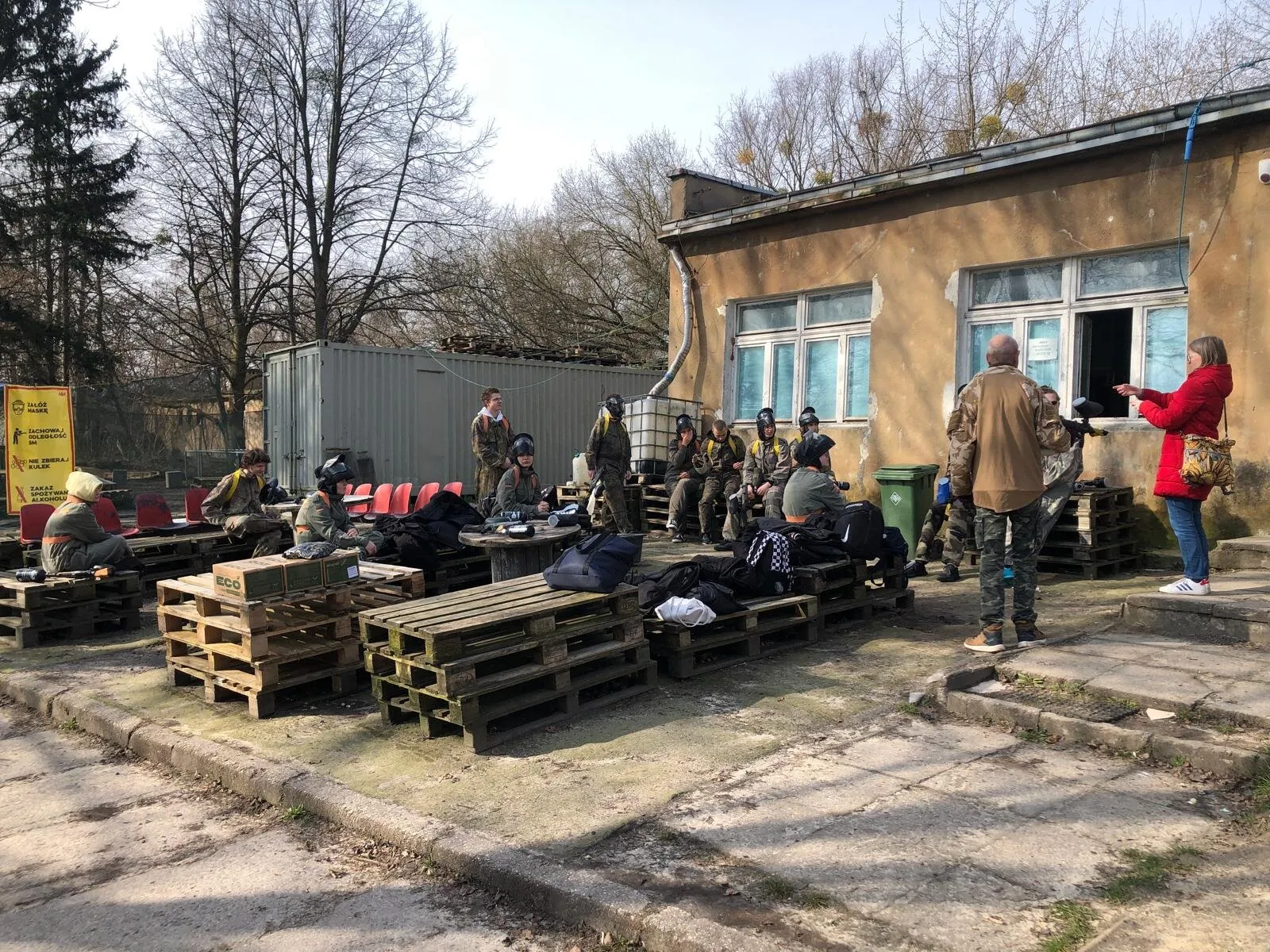 Paintball w pierwszym dniu wiosny