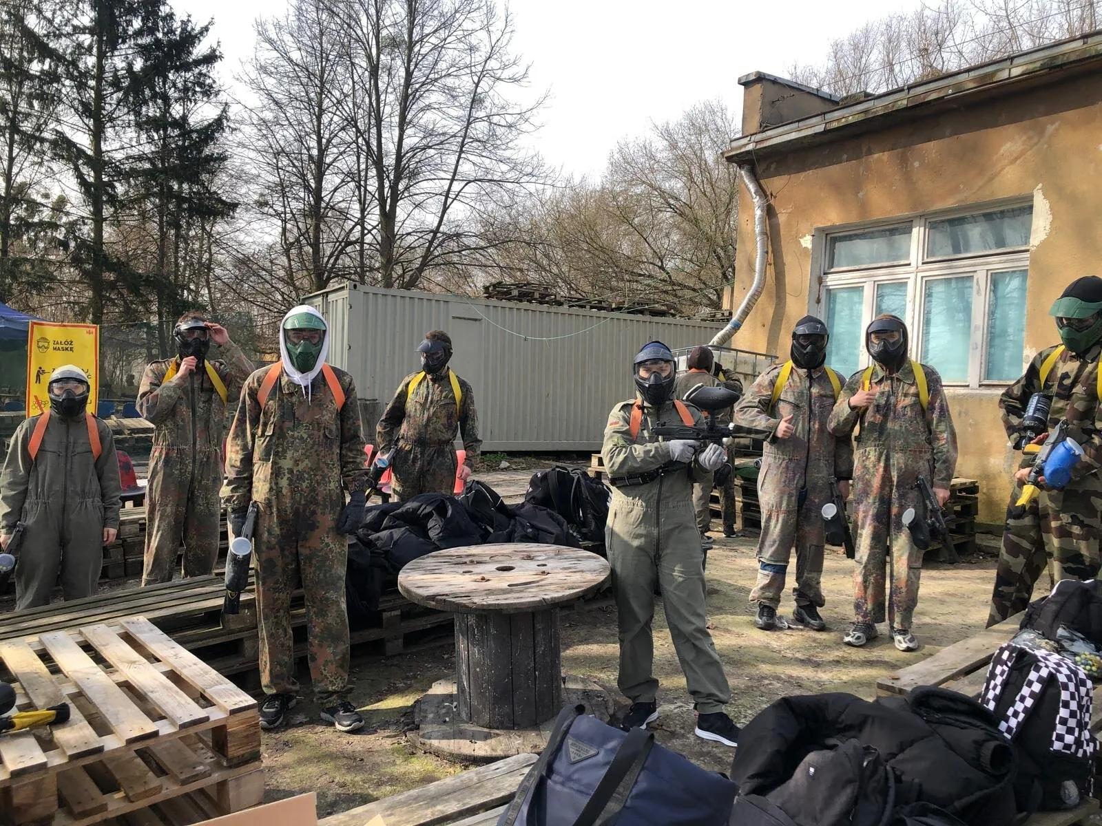 Paintball w pierwszym dniu wiosny