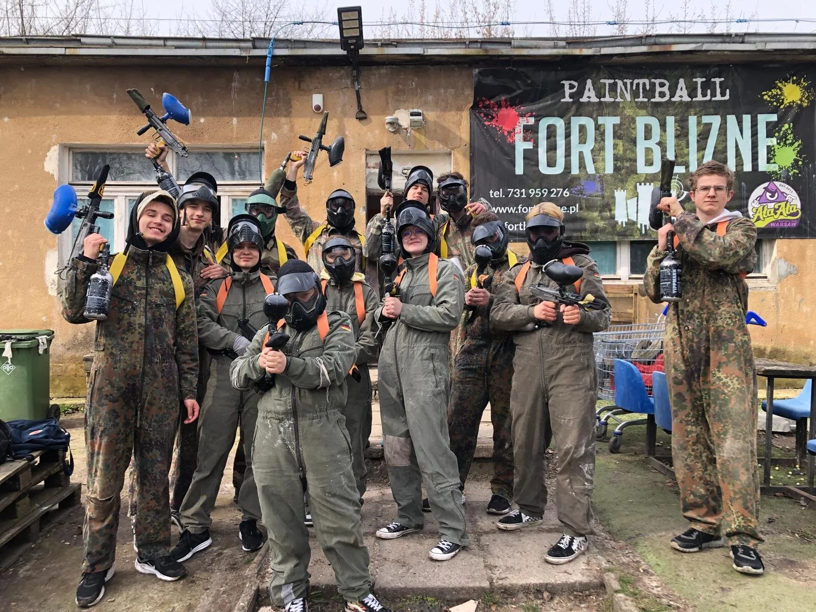 Paintball w pierwszym dniu wiosny